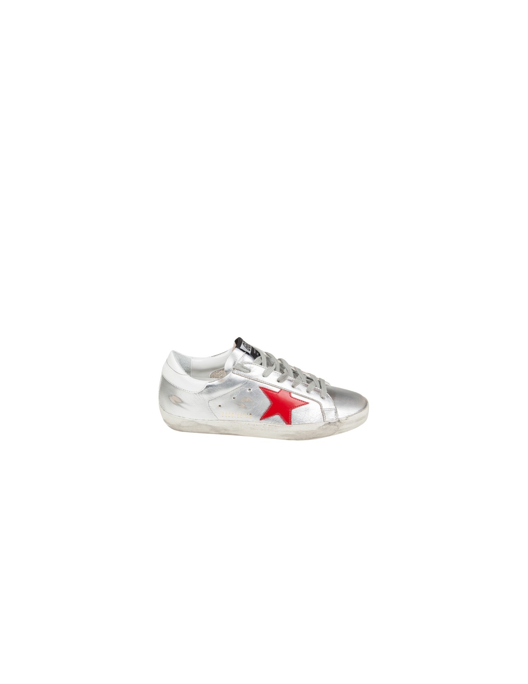 golden goose glitter argento