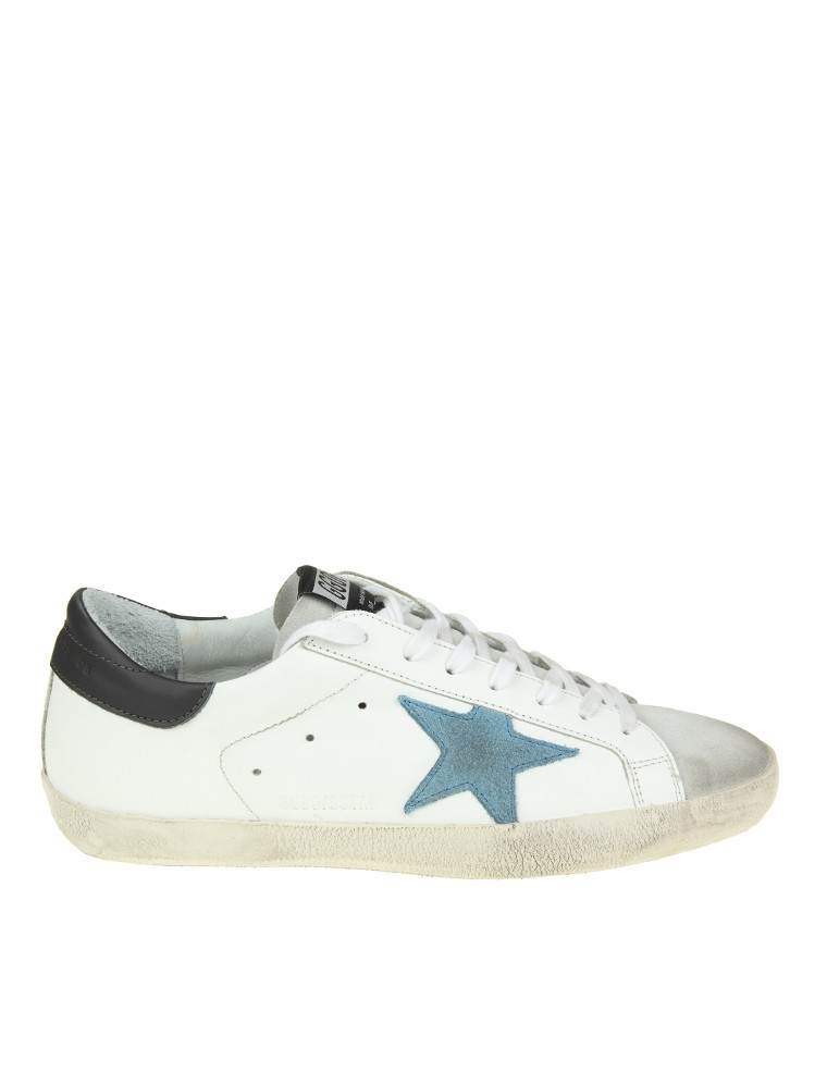 golden goose glitter blu