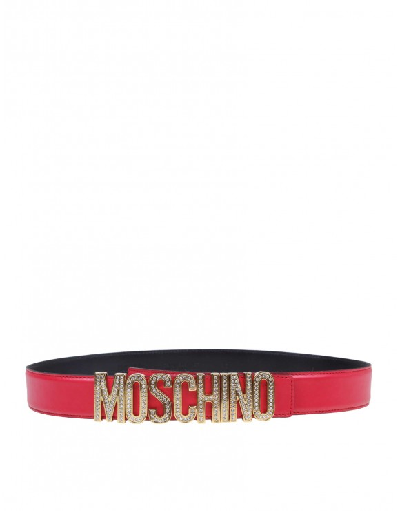 Moschino leather belt store