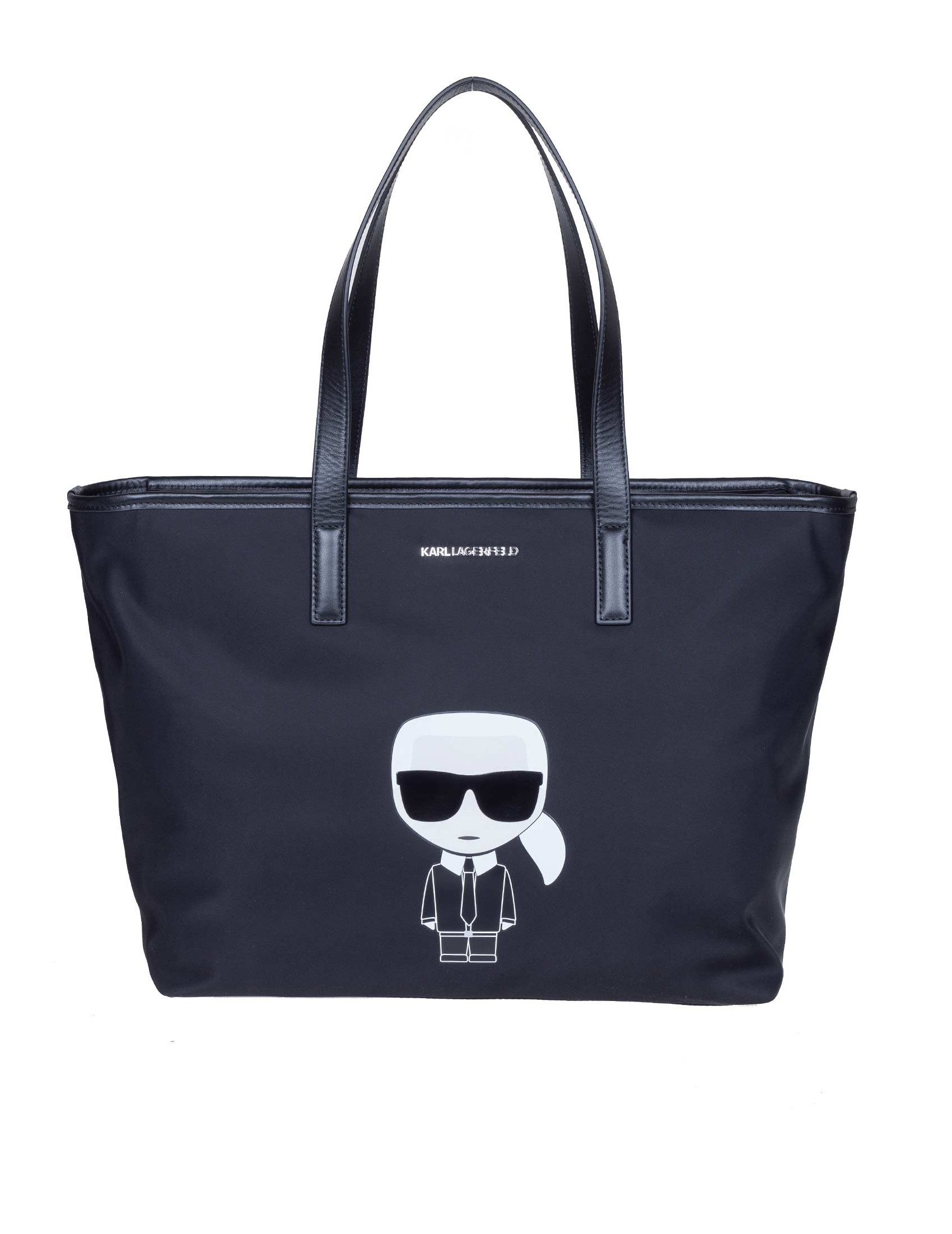 Karl Lagerfeld Shopping K Ikonik Tote In Nylon Colore Nero