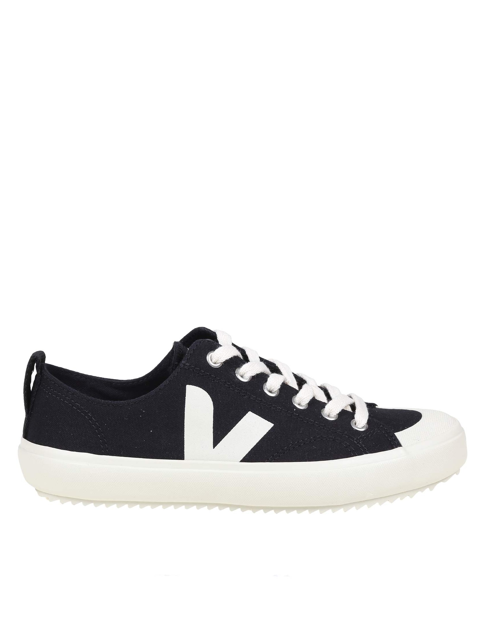 VEJA NOVA SNEAKERS IN BLACK FABRIC