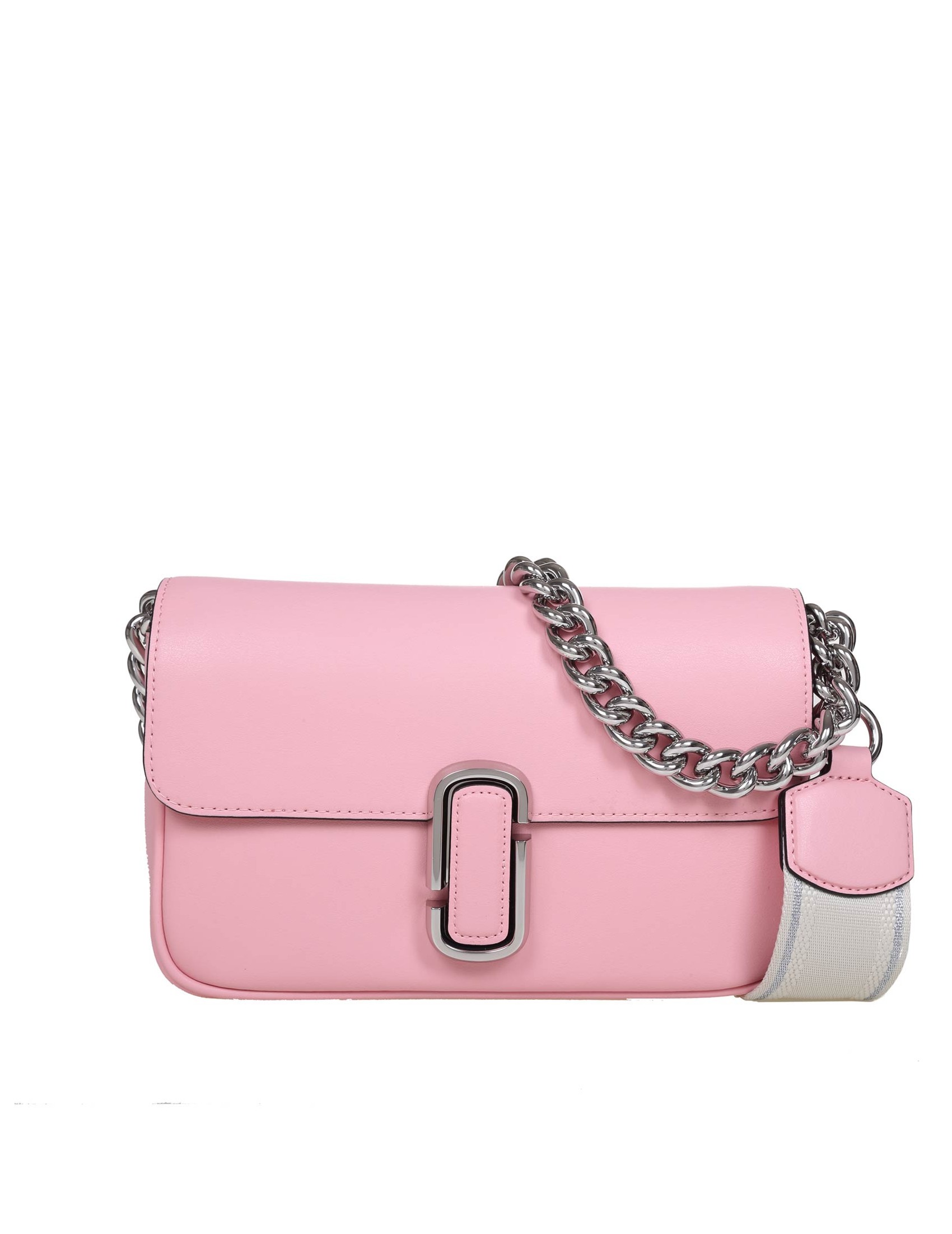 MARC JACOBS SHOULDER BAG IN PINK COLOR LEATHER