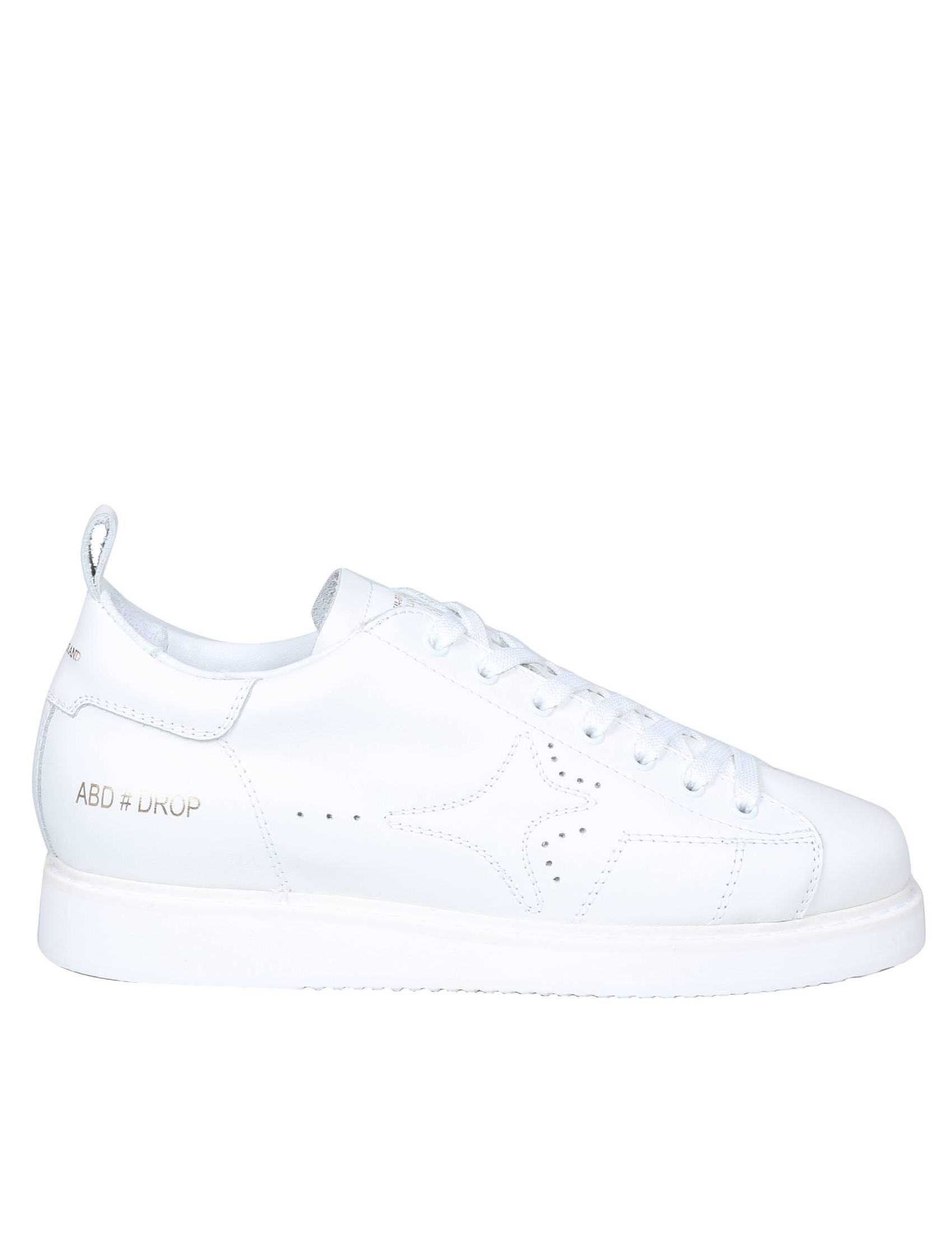 AMA BRAND SNEAKERS IN WHITE LEATHER