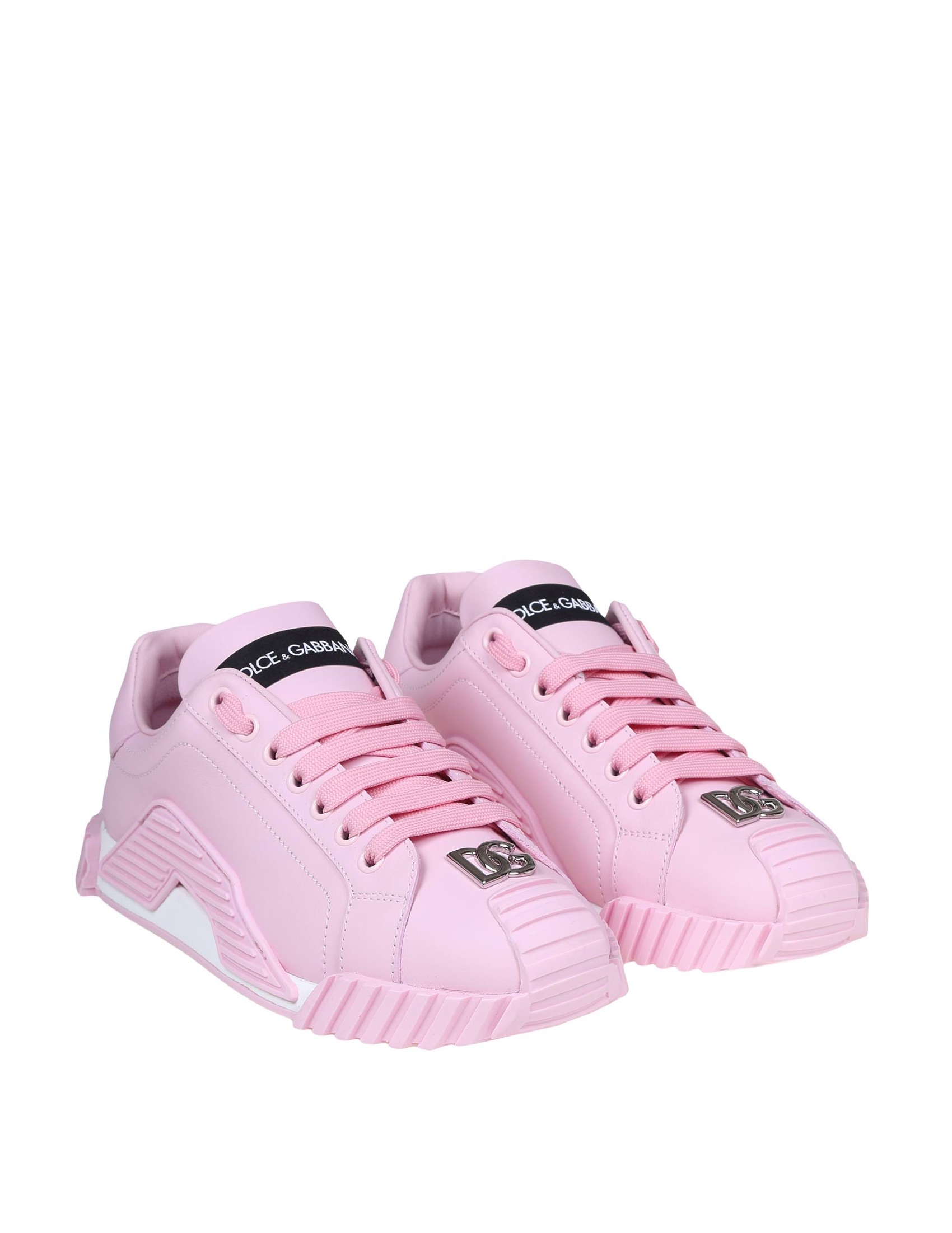 Afstemning Ære bassin DOLCE & GABBANA SNEAKERS IN PINK COLOR LEATHER