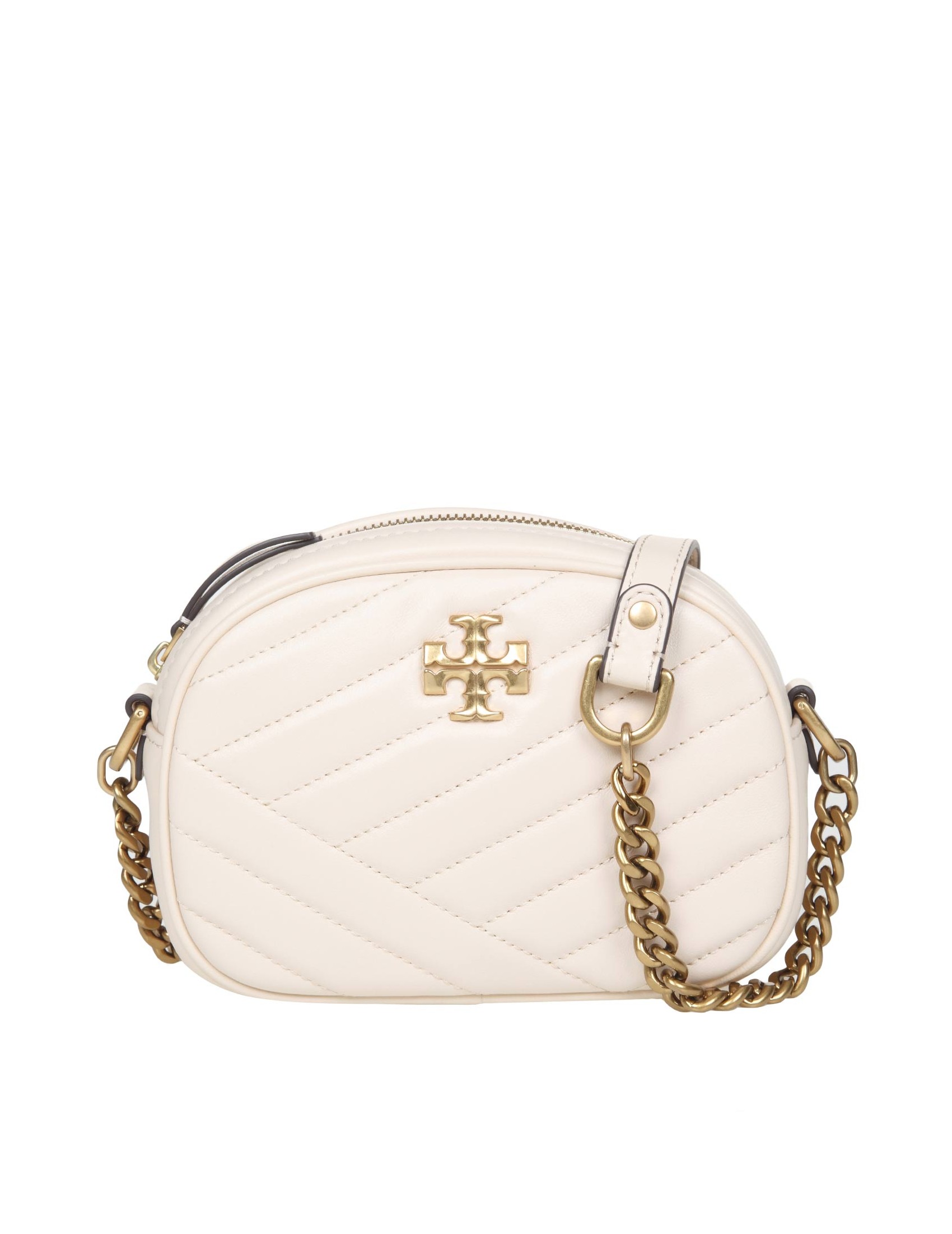 TORY BURCH KIRA CHEVRON SMALL LEATHER SHOULDER BAG