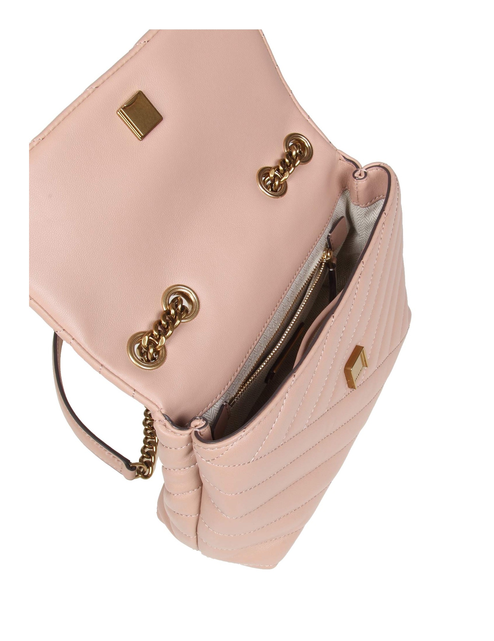 TORY BURCH KIRA CHEVRON SMALL LEATHER BAG