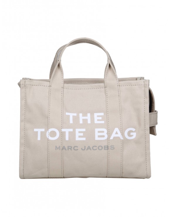 MARC JACOBS THE SMALL TOTE IN WASABI COLOR CANVAS