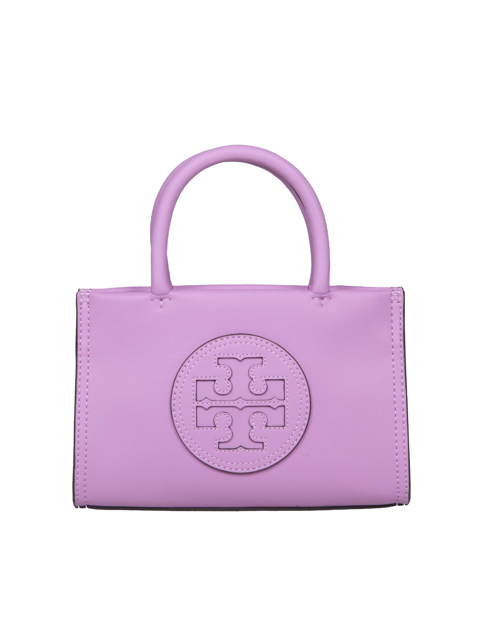 TORY BURCH MINI ELLA IN LEATHER WITH LOGO