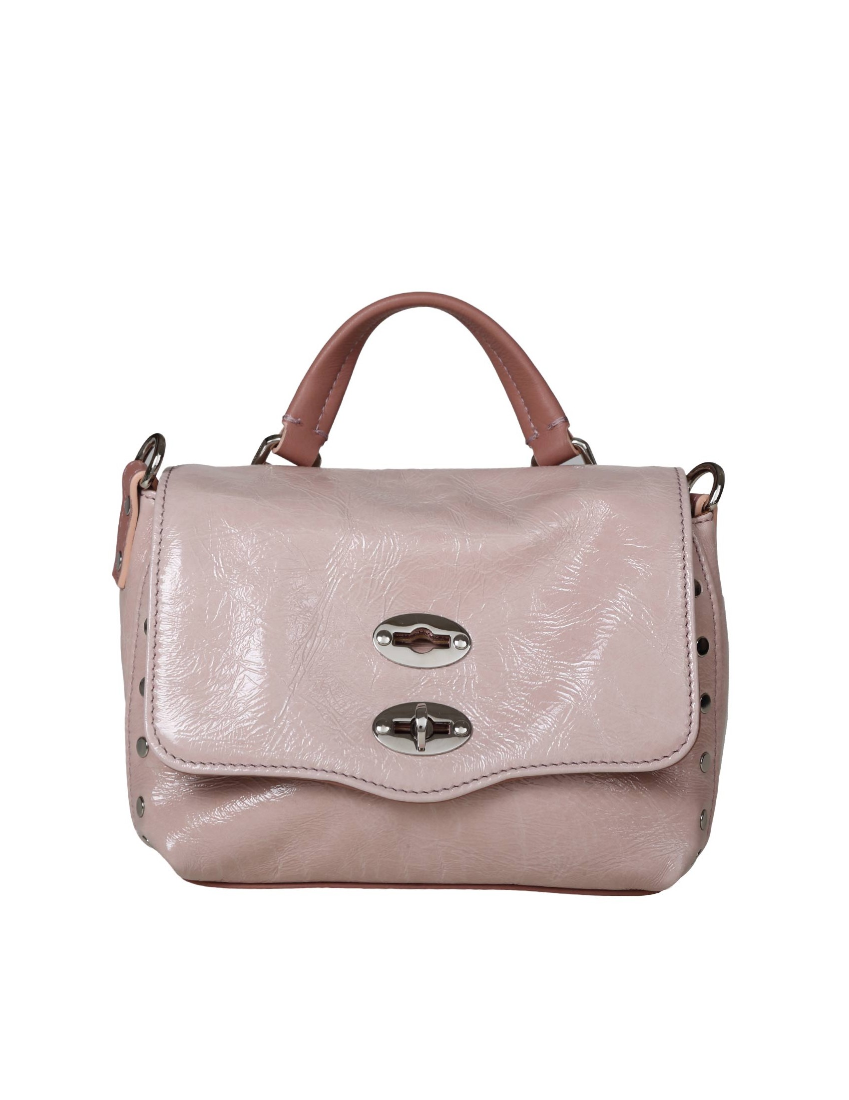 ZANELLATO POSTINA BABY CITY OF ANGELS IN PINK LEATHER