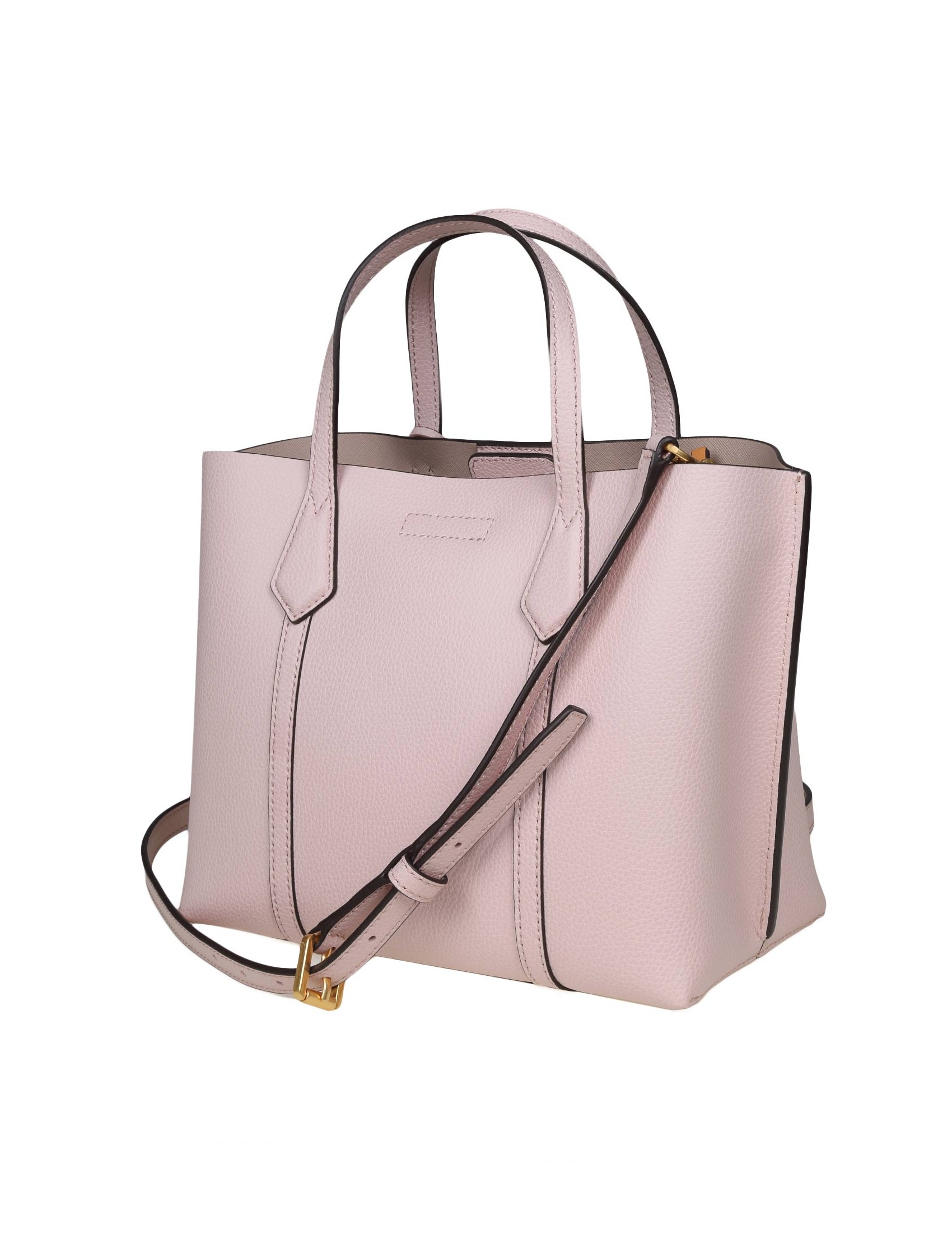 Tory Burch Crazy Pink Perry Small Triple-Compartment Tote at FORZIERI