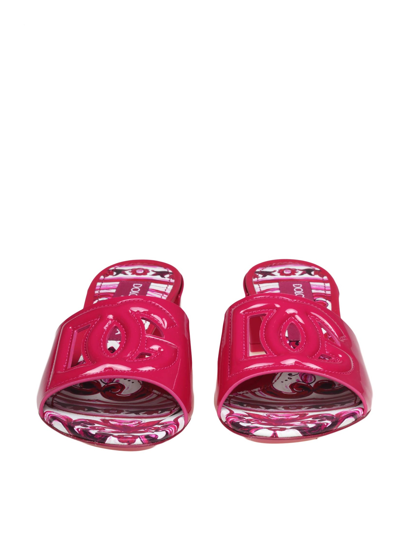 Dolce and gabbana hot sale pink slides