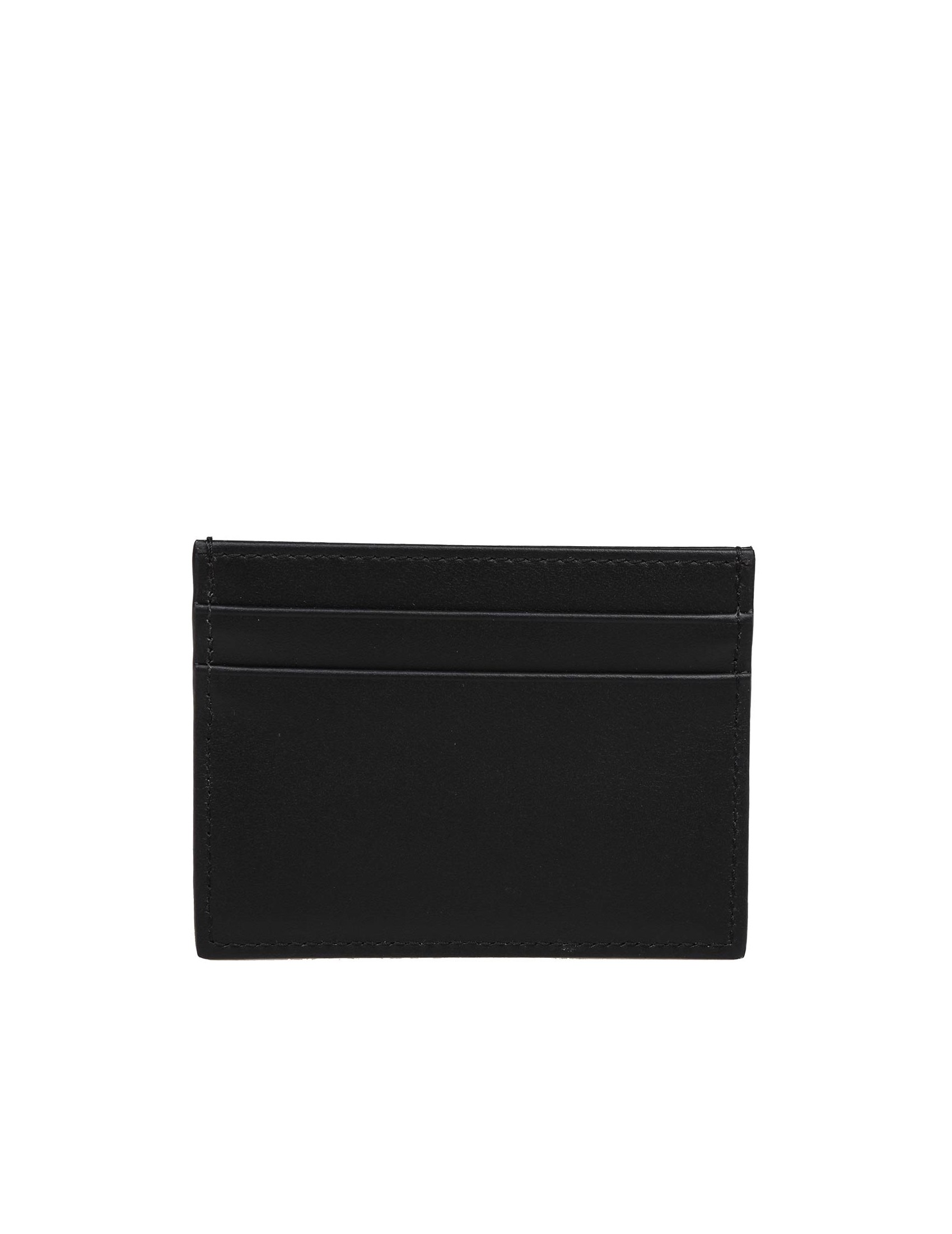 DOLCE & GABBANA CARD HOLDER IN LEATHER WITH DG LOGO