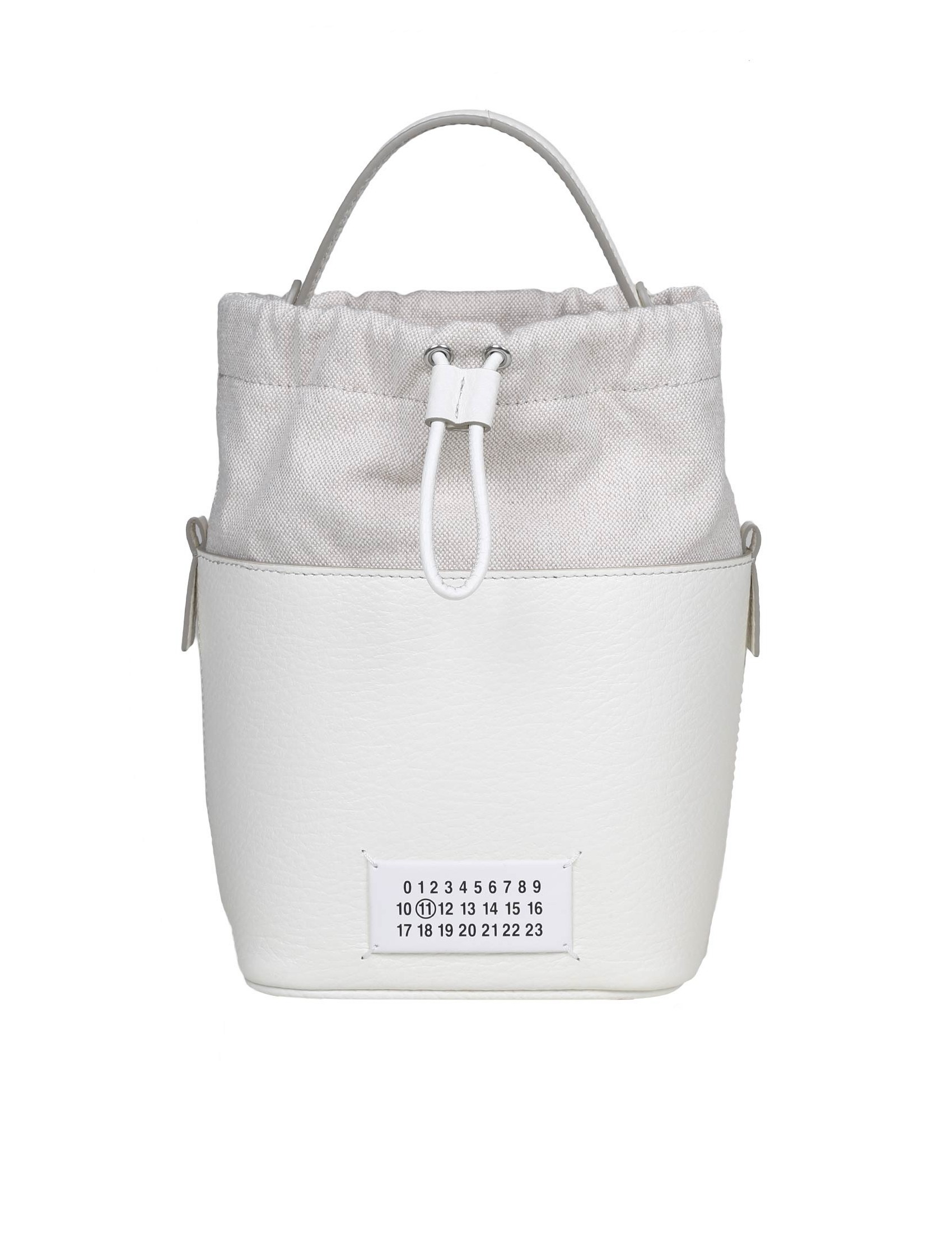 Maison Margiela Small 5ac Bucket In Leather And Fabric