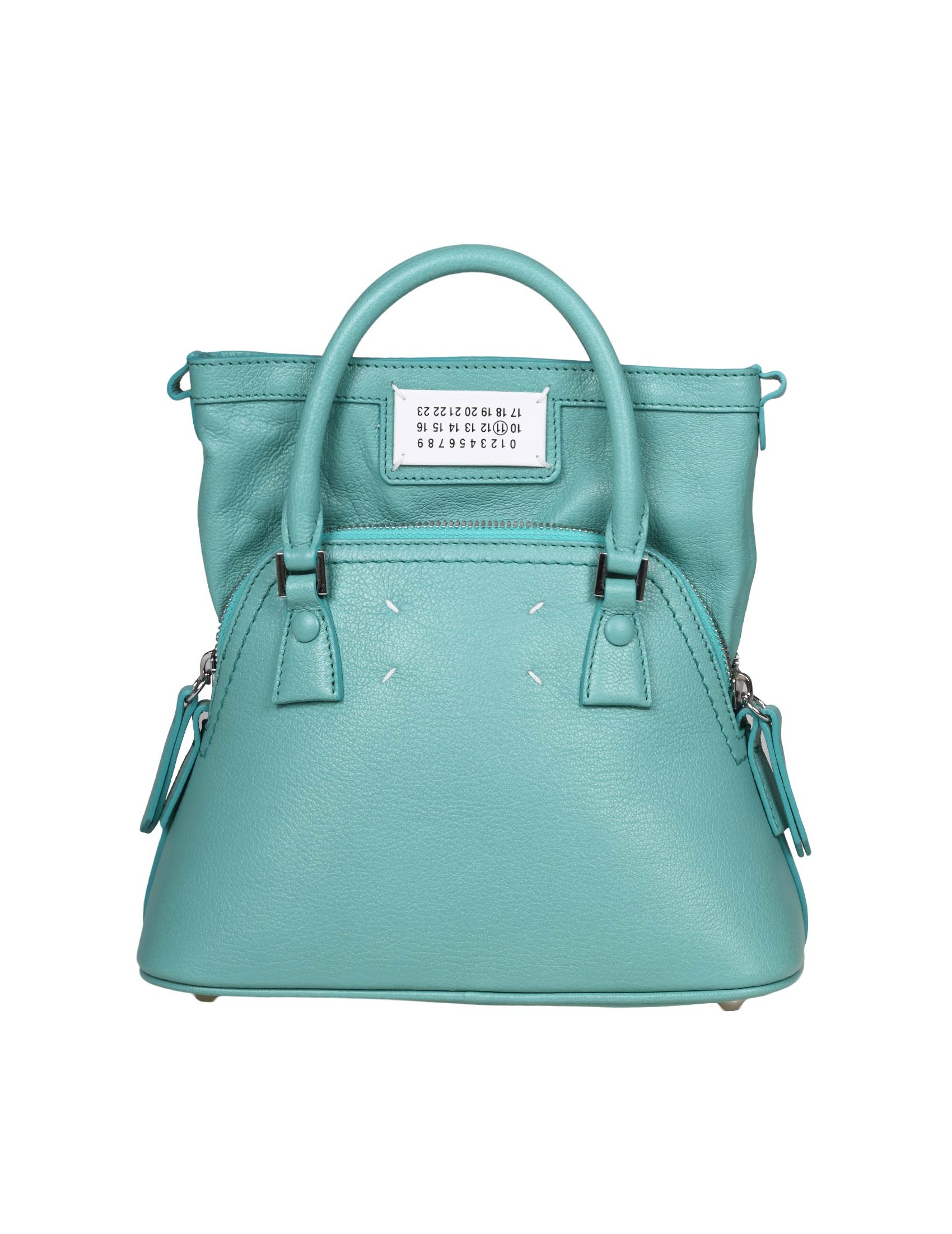 MAISON MARGIELA MINI 5AC CLASSIC IN GREEN LEATHER WOMEN'S BAG