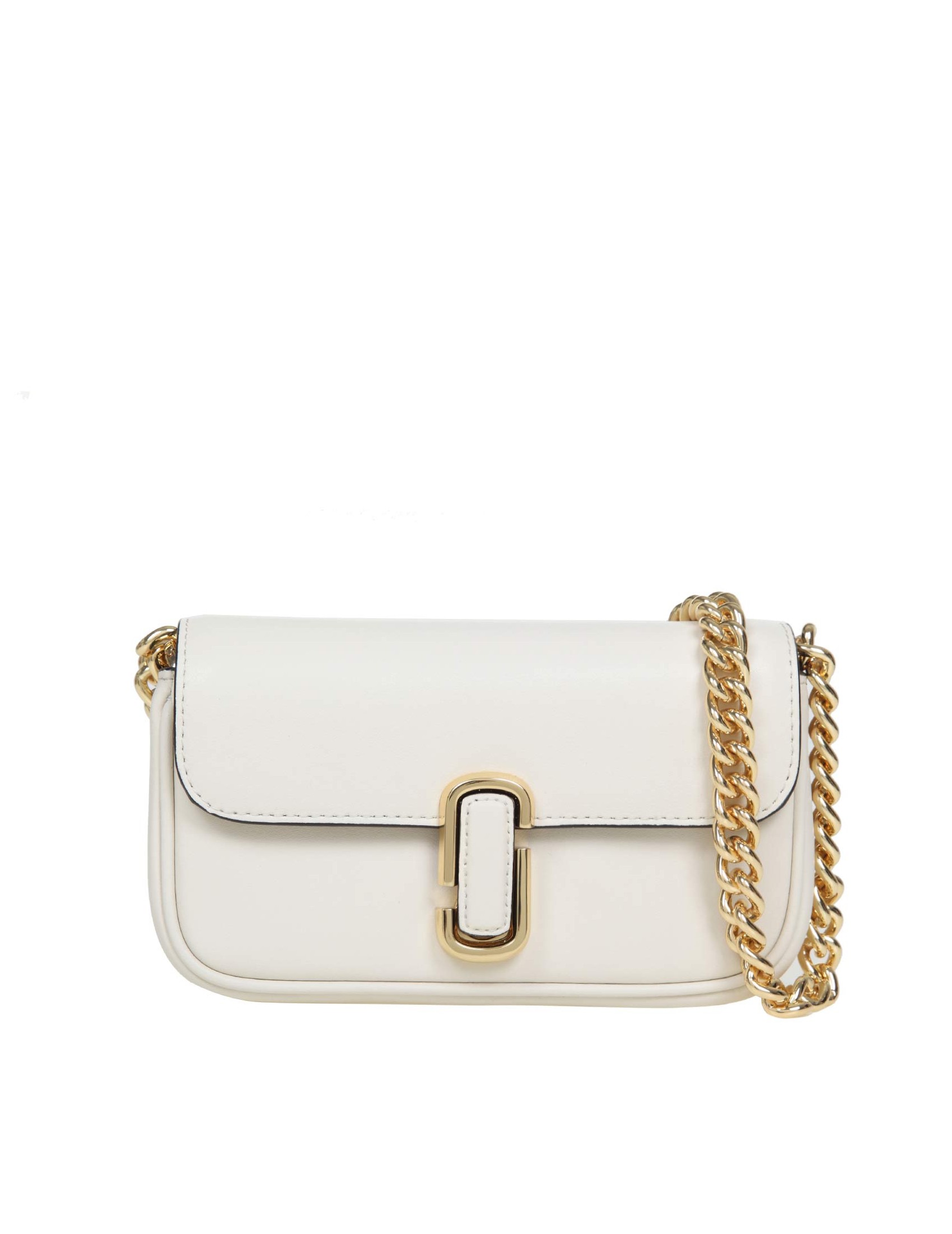 MARC JACOBS MINI SNAPSHOT SHOULDER BAG IN LEATHER