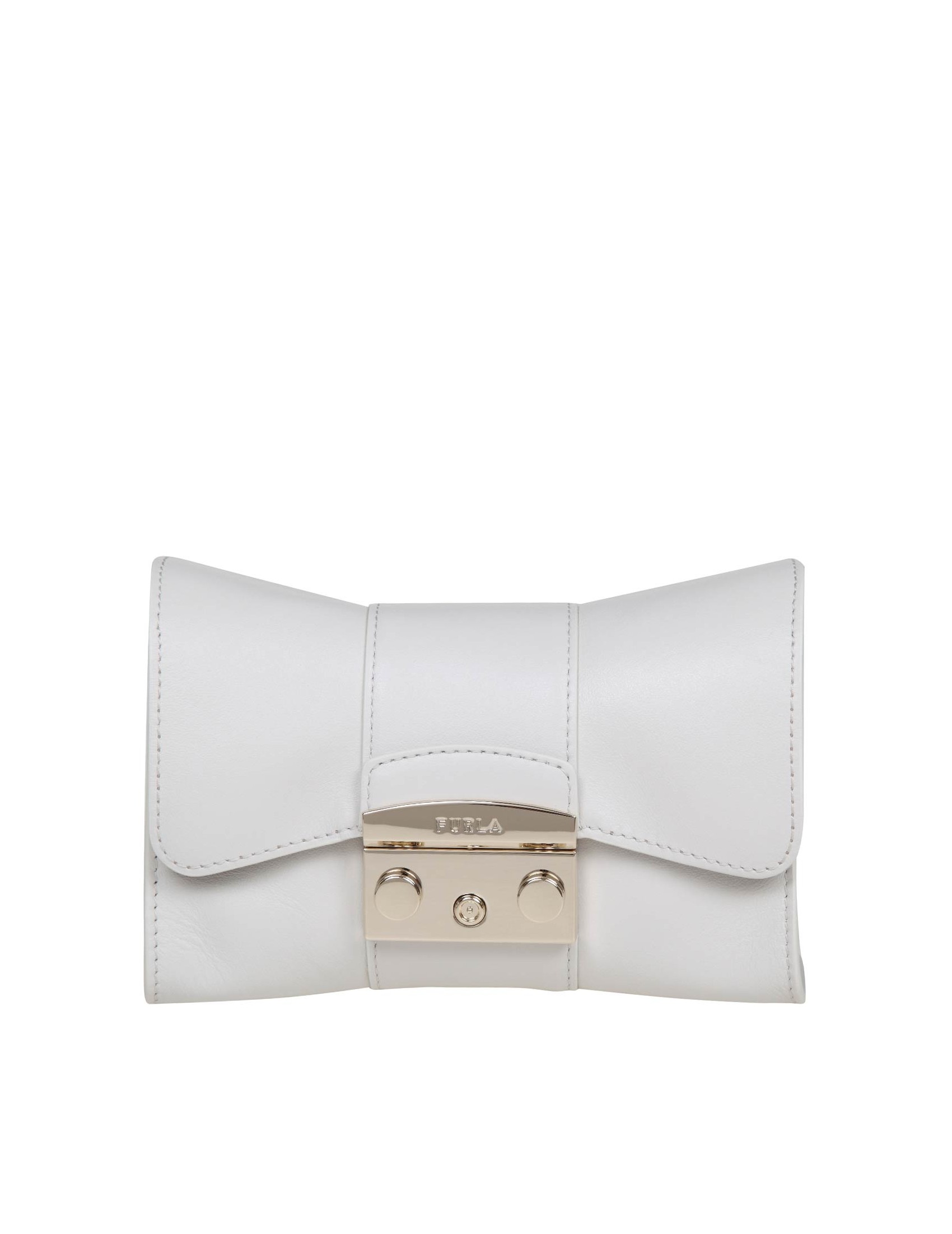 FURLA METROPOLIS REMIX MINI IN MARSHMALLOW COLOR LEATHER