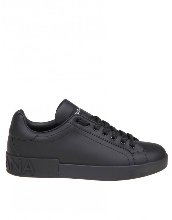 Dolce and gabbana mens black cheap sneakers