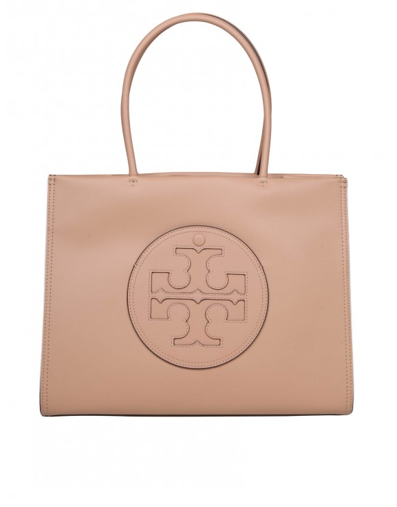 TORY BURCH SMALL ECO ELLA SHOPPING BAG COLOR TAUPE