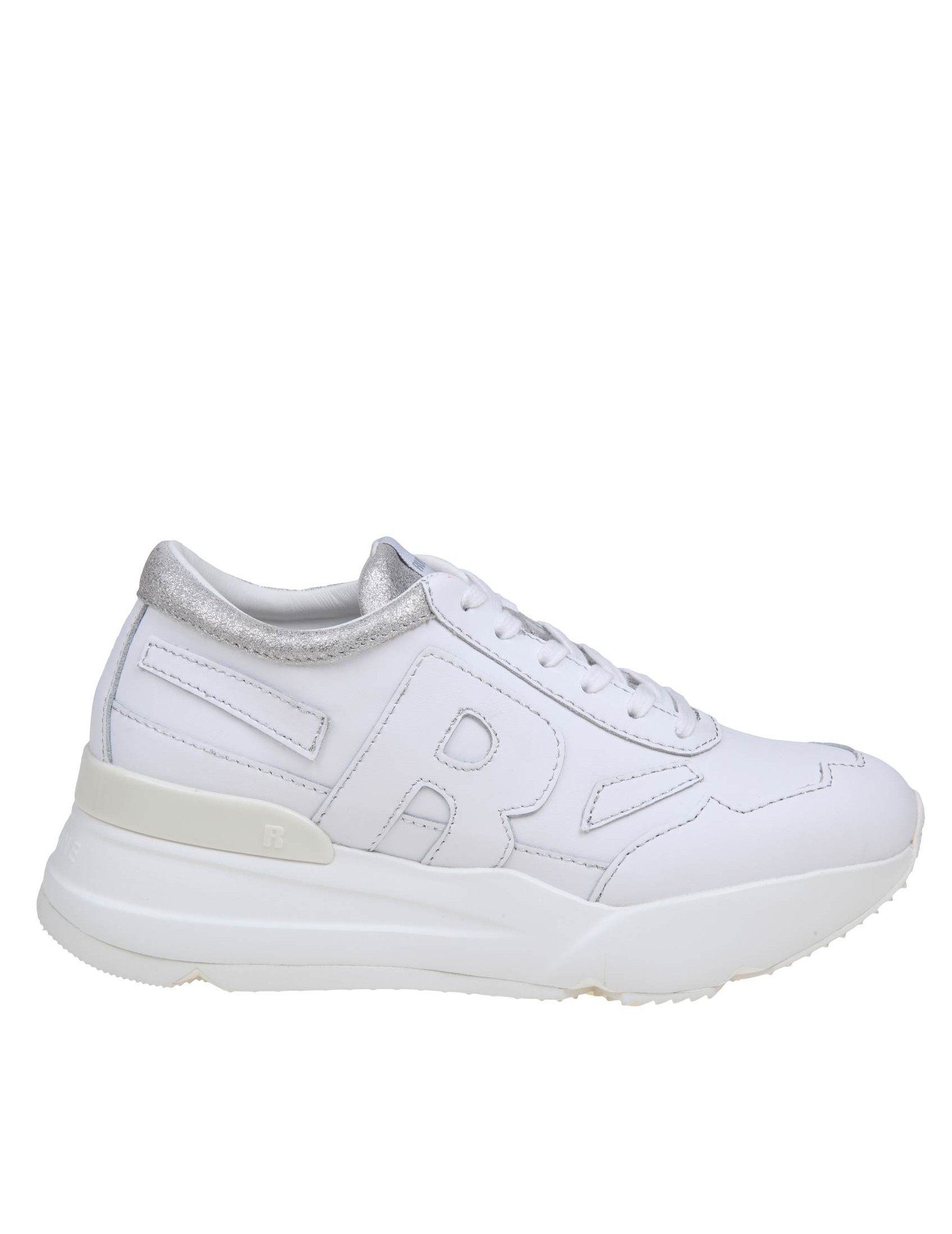 RUCOLINE WHITE LEATHER SNEAKERS