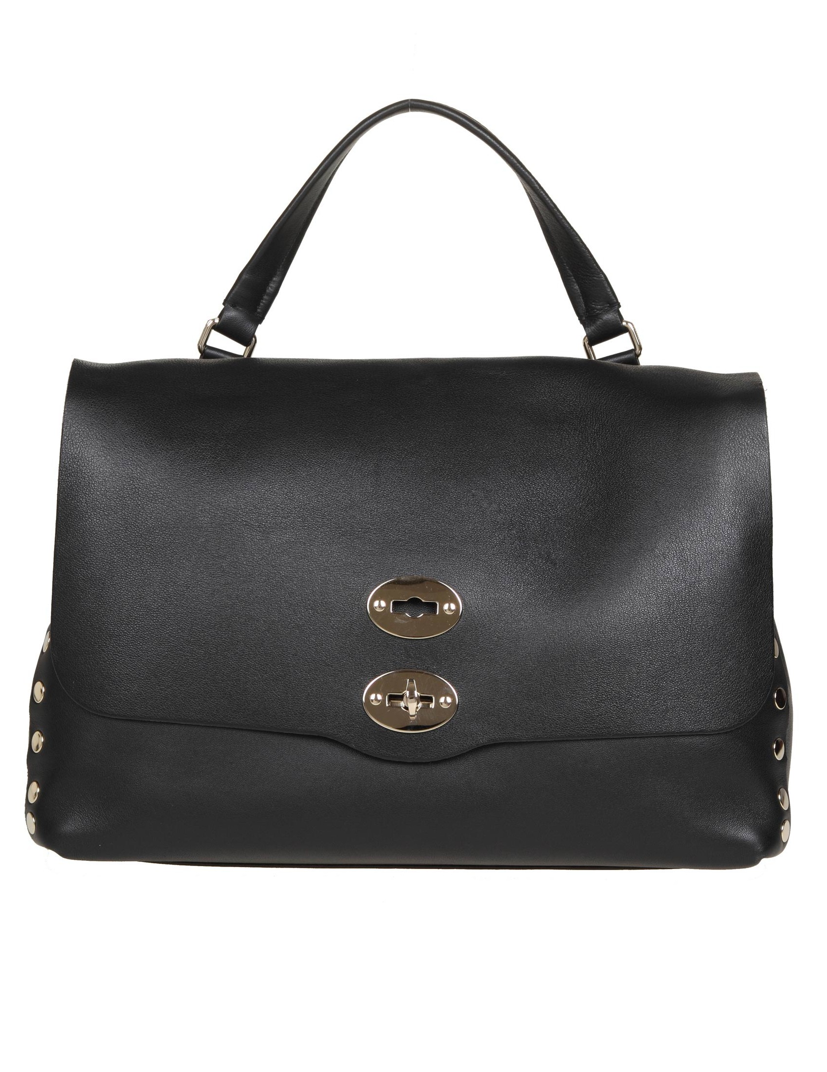 ZANELLATO POSTINA M HERITAGE IN BLACK LEATHER