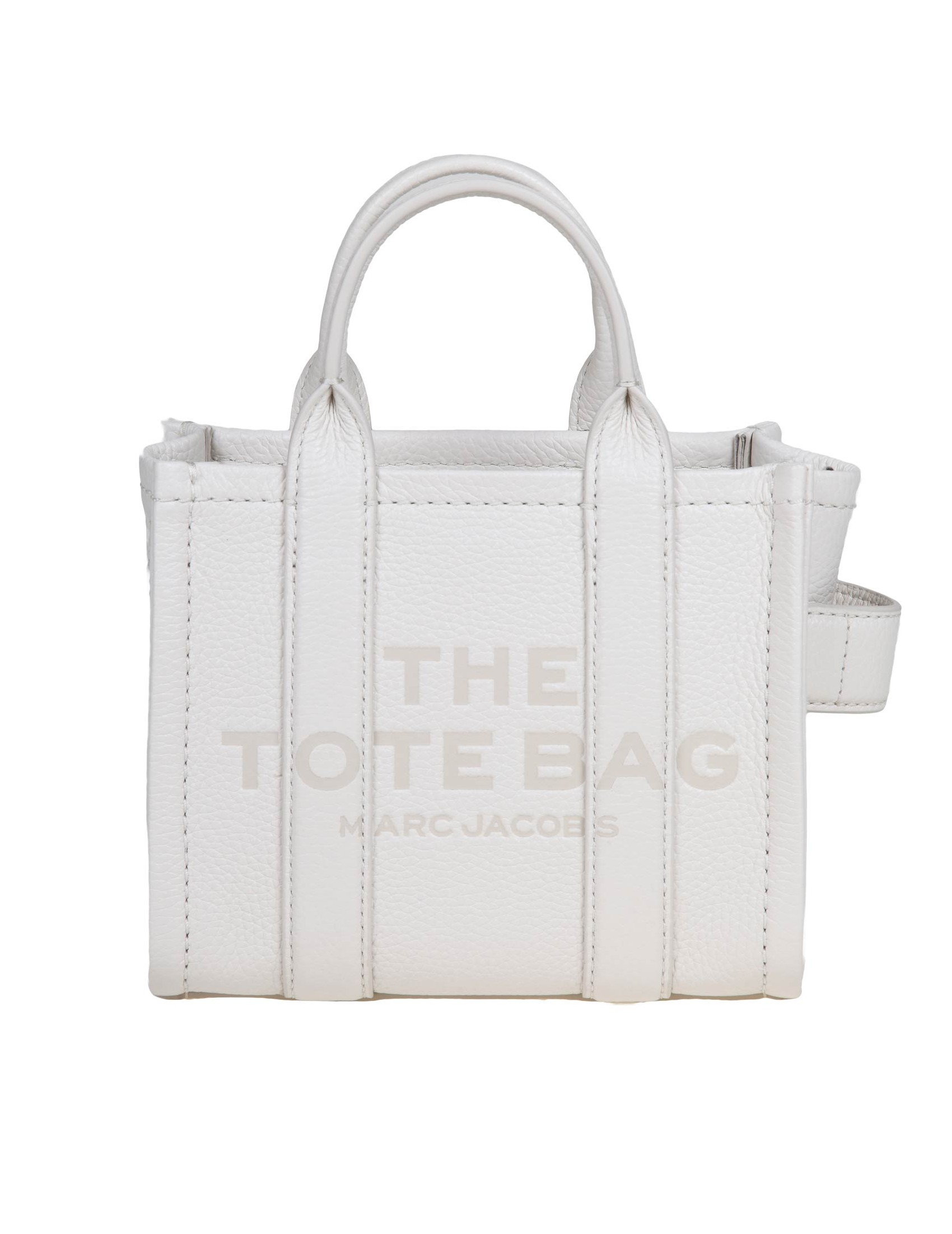 MARC JACOBS THE MINI TOTE COLORE BIANCO