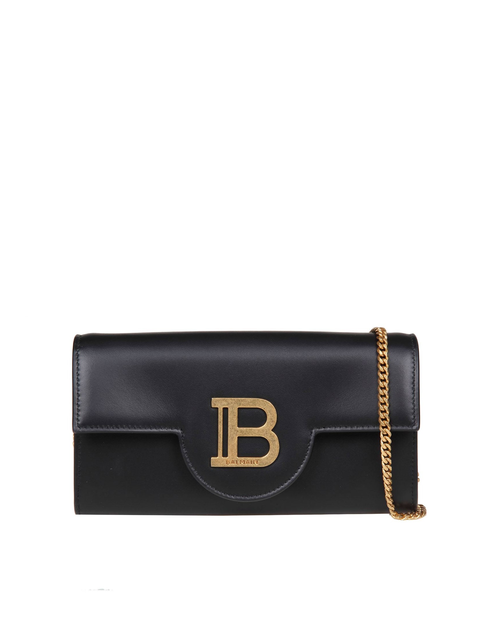 BALMAIN BORSA WALLET BUZZ IN PELLE COLORE NERO