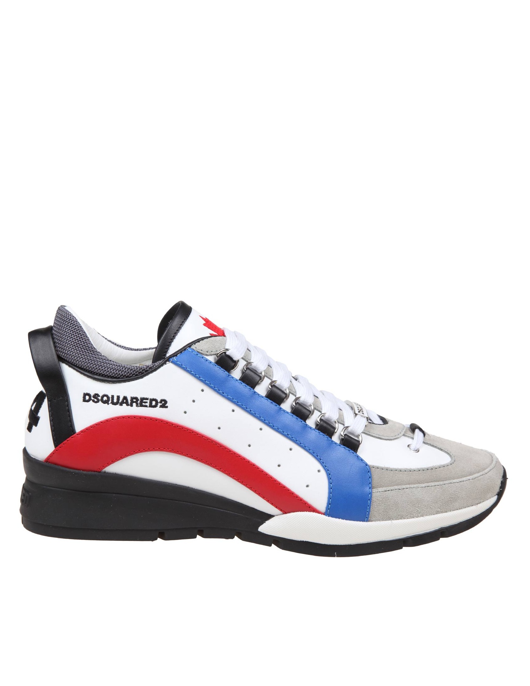 DSQUARED2 LEGEND SNEAKERS IN SUEDE AND LEATHER