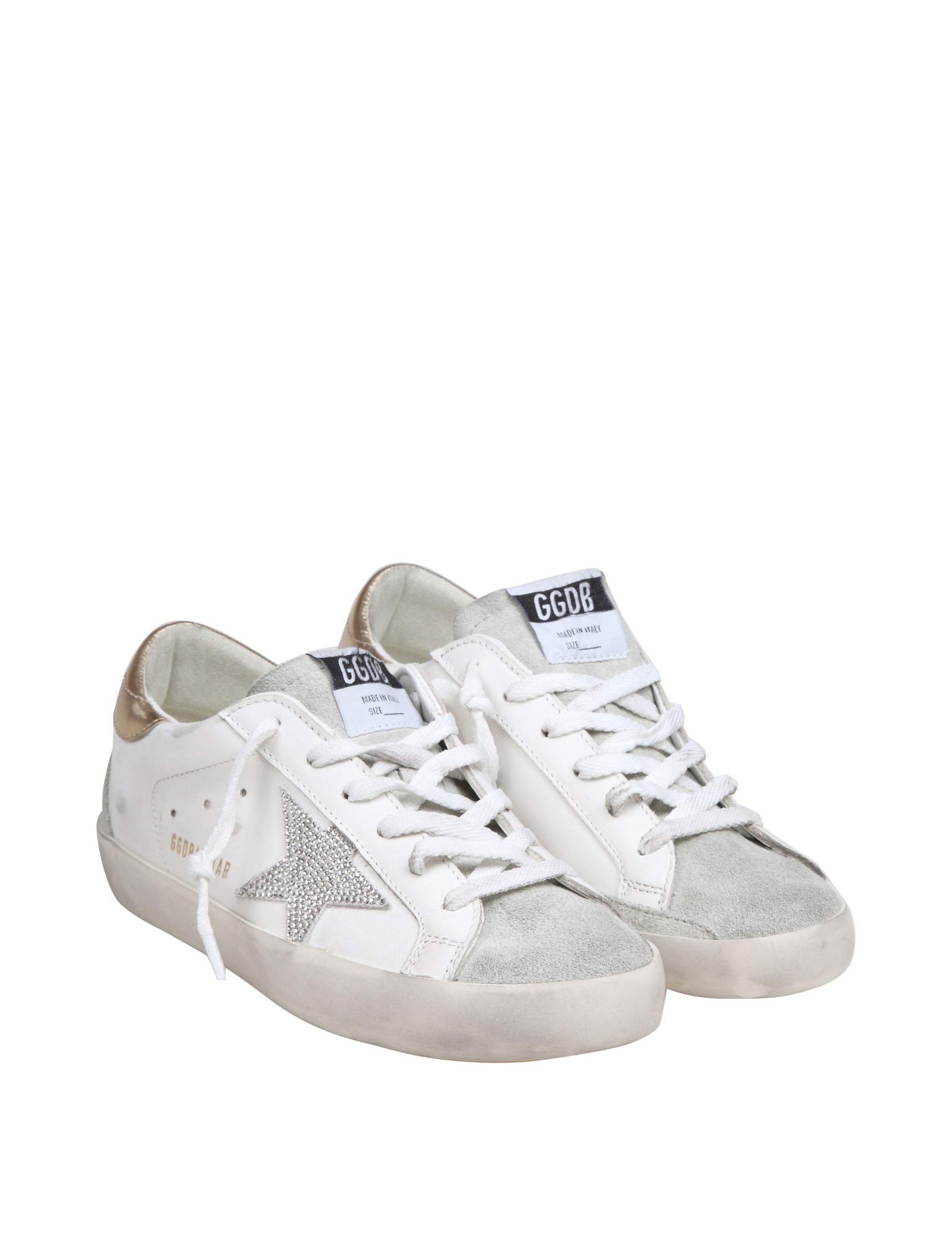 Sneakers super star in pelle e stella in camoscio sales