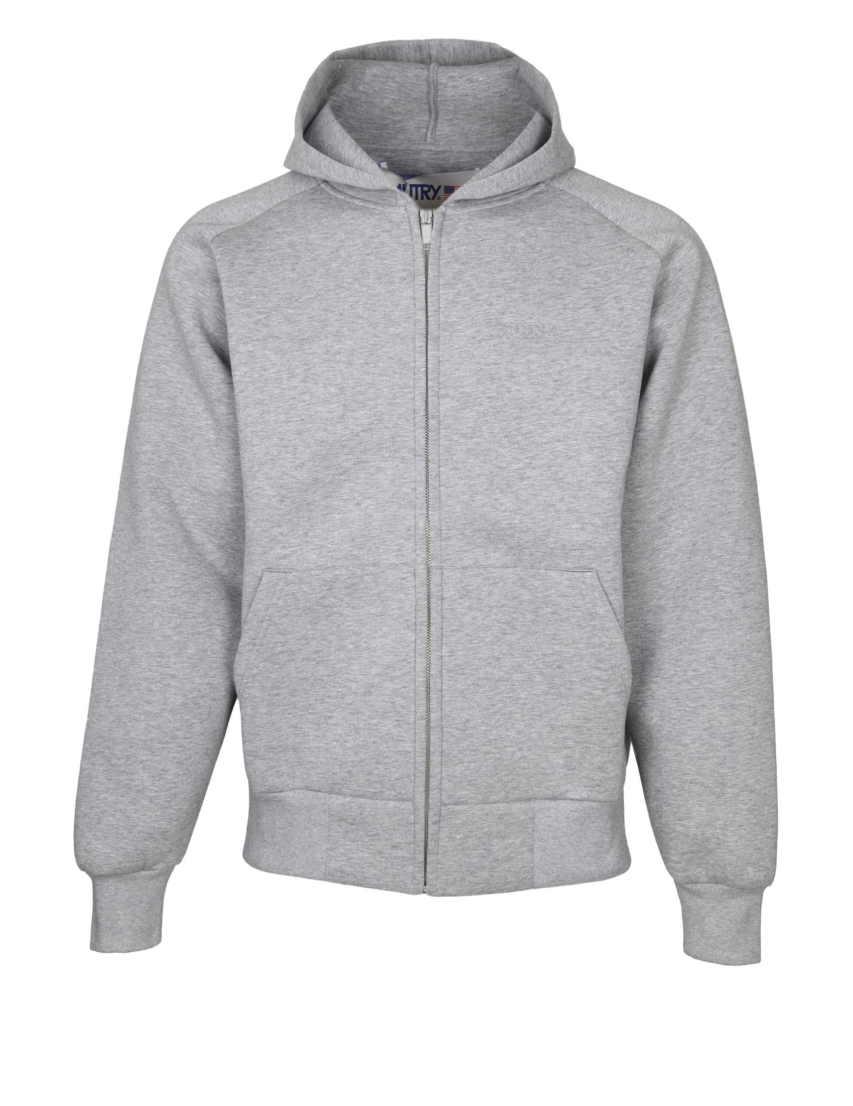 AUTRY GRAY COTTON OVERSIZE SWEATSHIRT