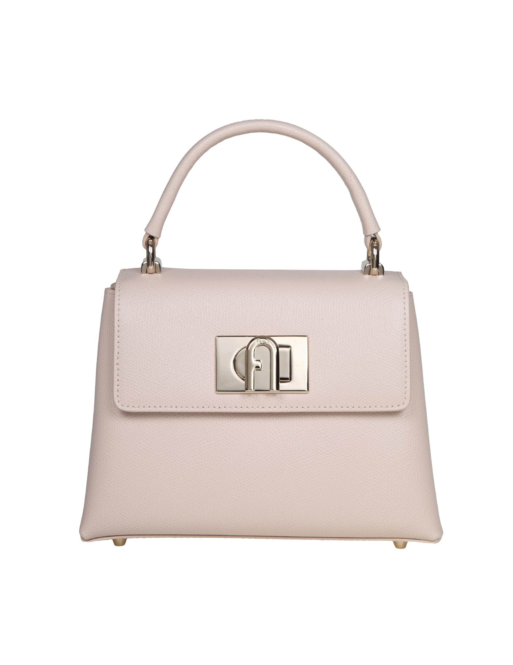 FURLA 1927 MINI TOP HANDLE IN BALLERINA COLOR LEATHER