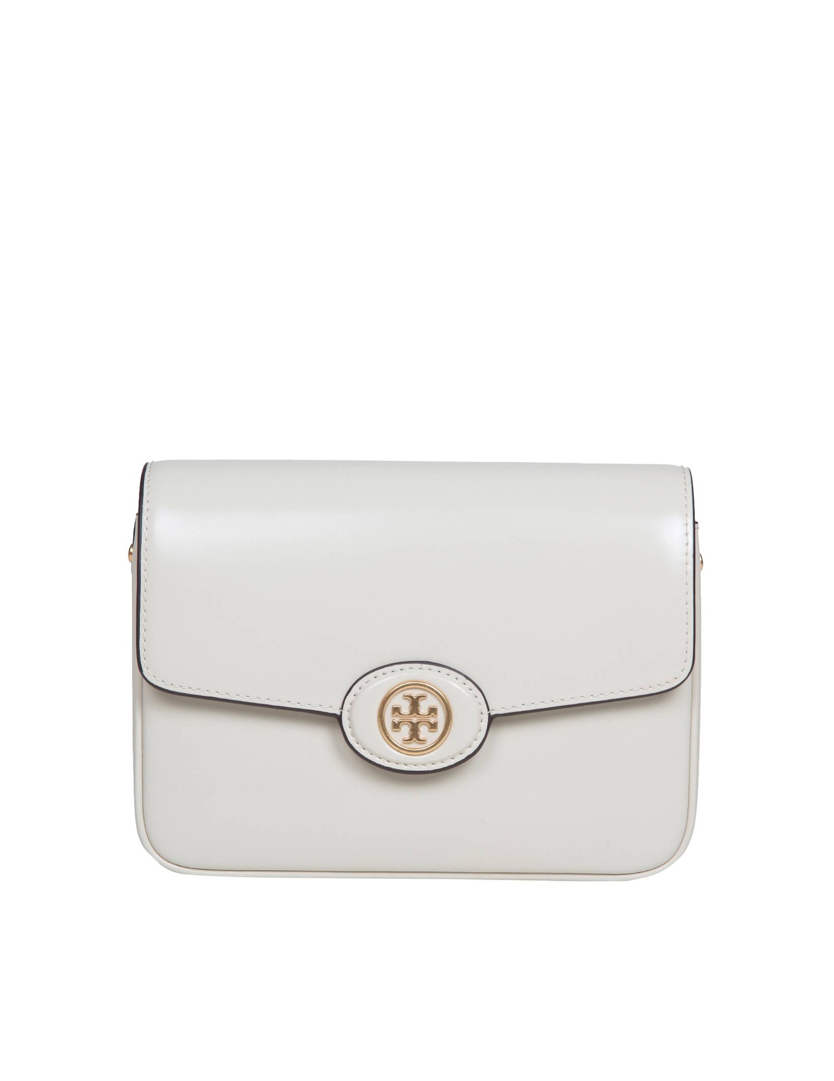 TORY BURCH BORSA ROBINSON IN PELLE SPAZZOLATA COLORE BURRO