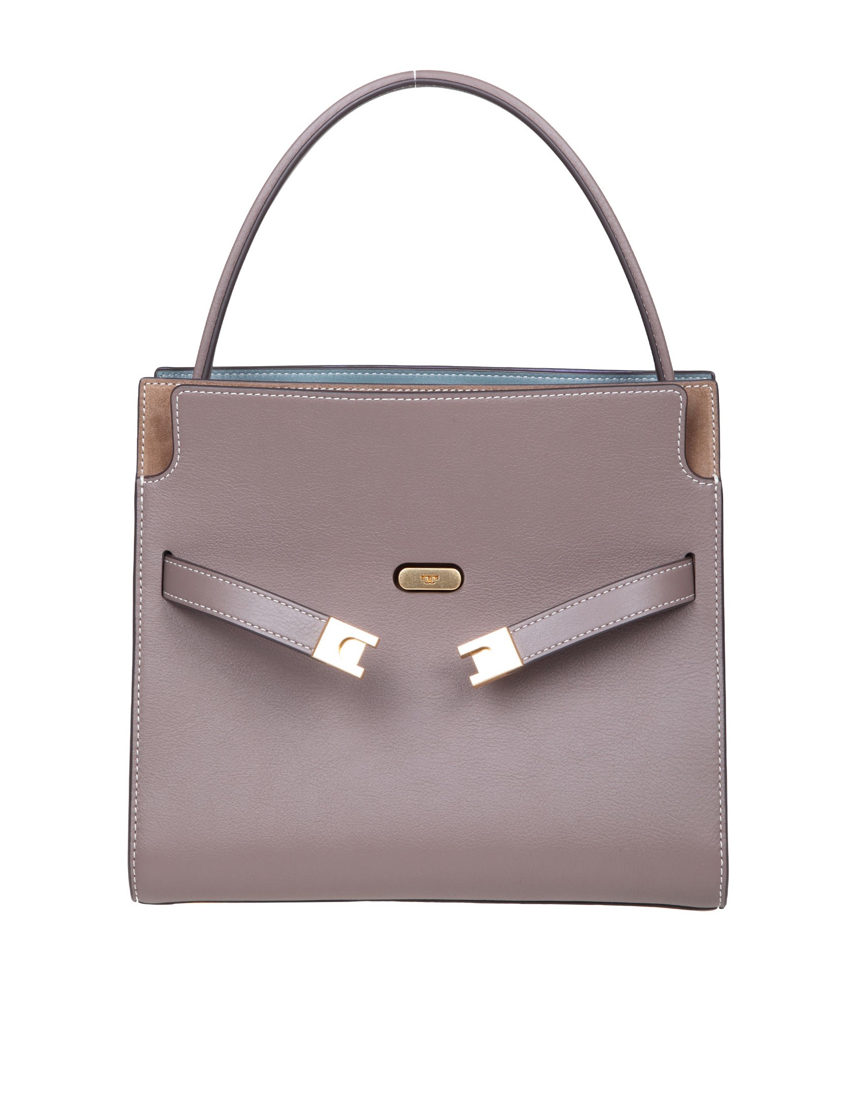 TORY BURCH BORSA LEE RADZIWILL SMALL IN PELLE COLORE TORTORA