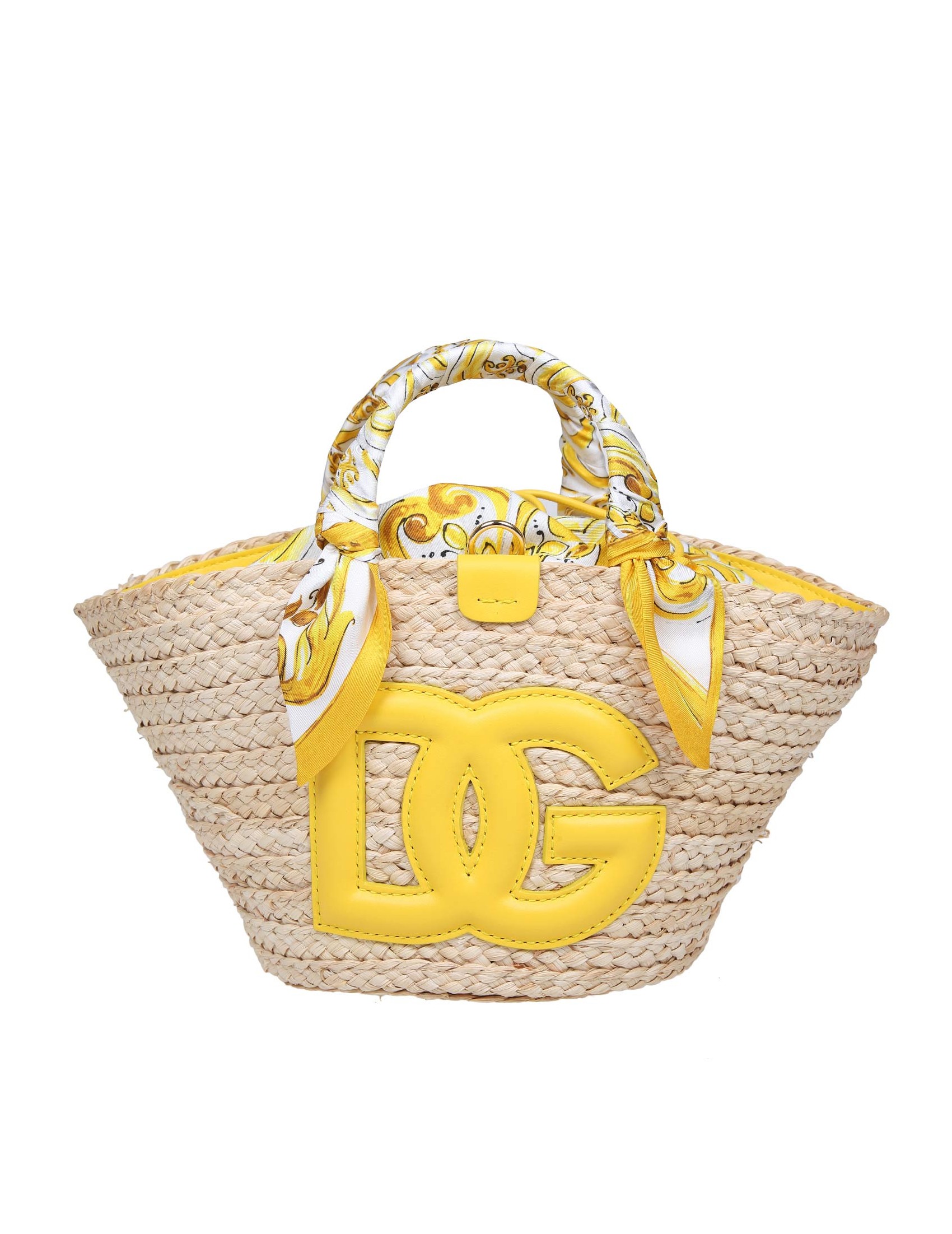 DOLCE & GABBANA COFFA KENDRA IN PAGLIA COLORE GIALLO