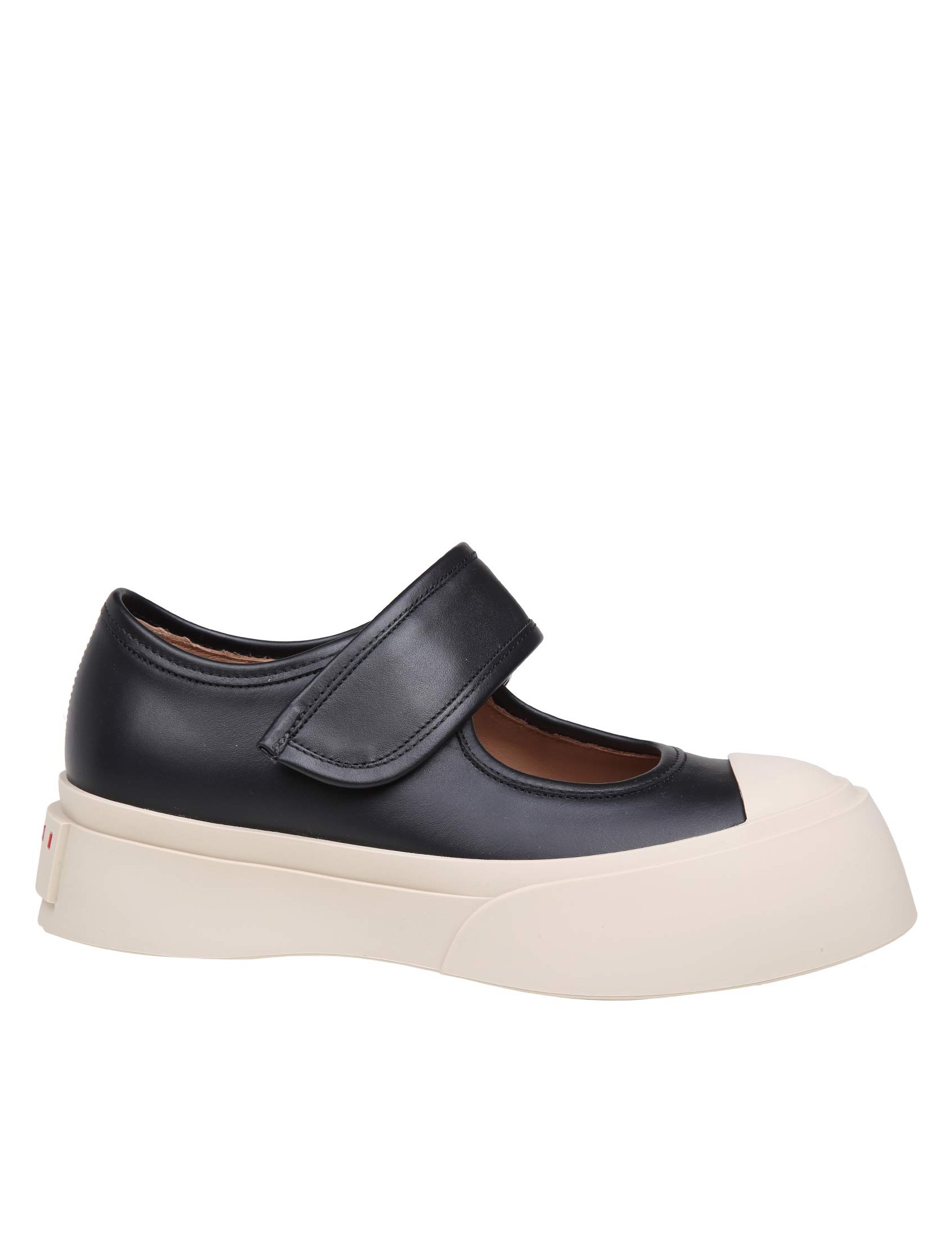 MARNI MARY JANE IN PELLE COLORE NERO