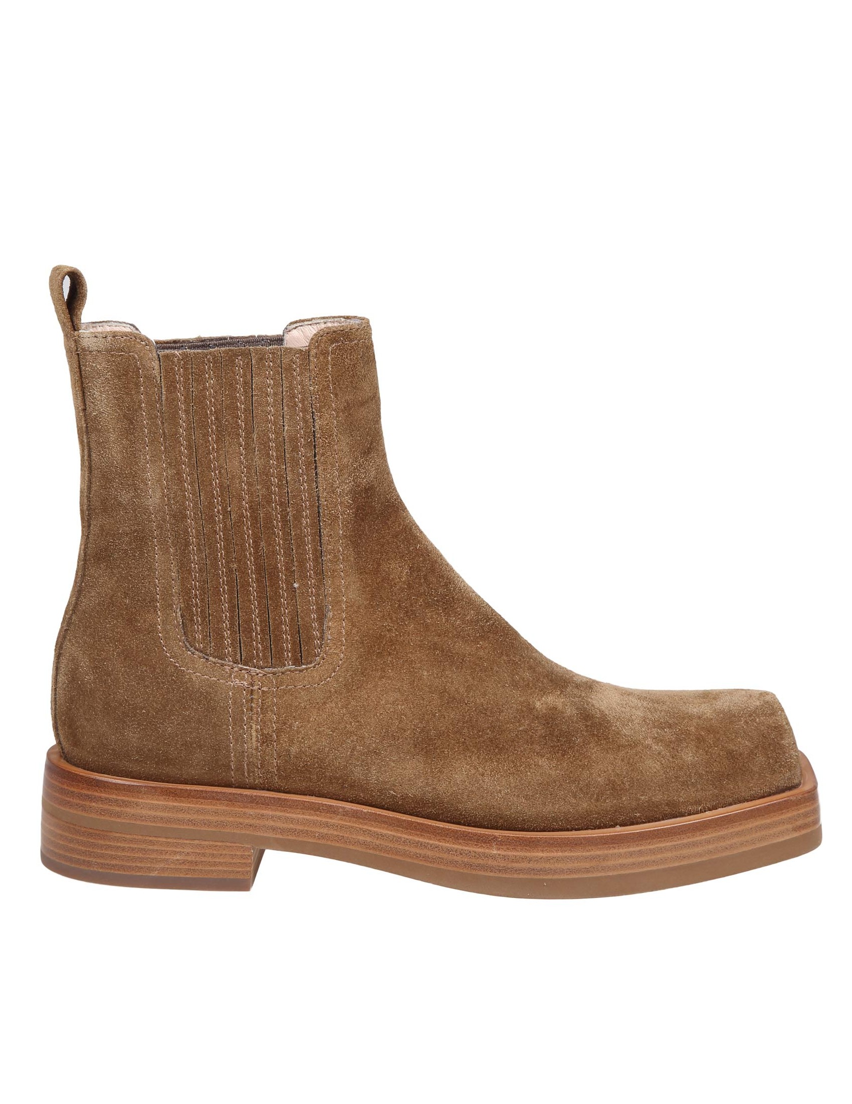 AGL RINA ANKLE BOOTS IN CAMEL COLOR SUEDE