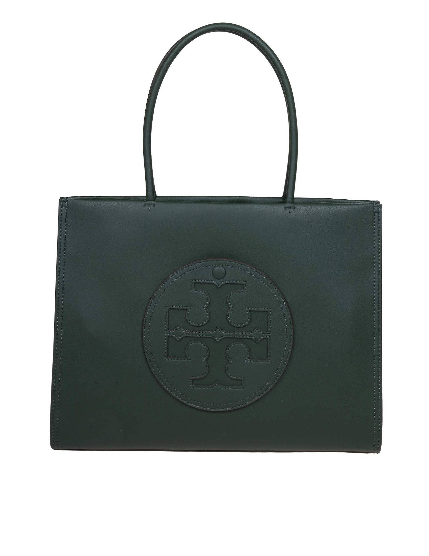 TORY BURCH SMALL ECO ELLA SHOPPING BAG COLOR GREEN