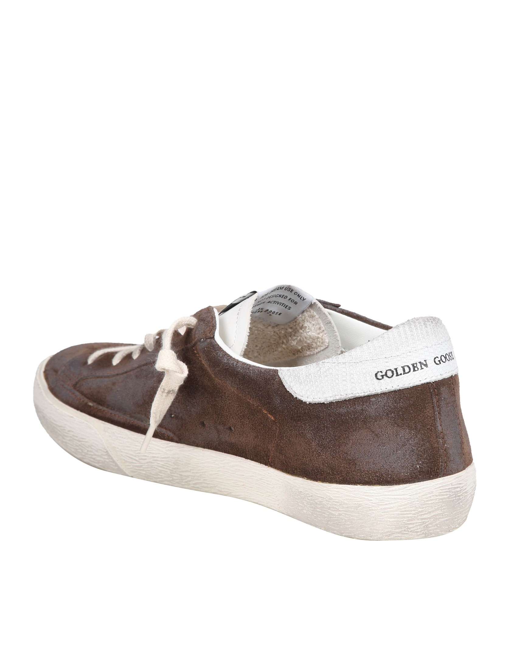 GOLDEN GOOSE SUPER STAR IN BROWN SUEDE