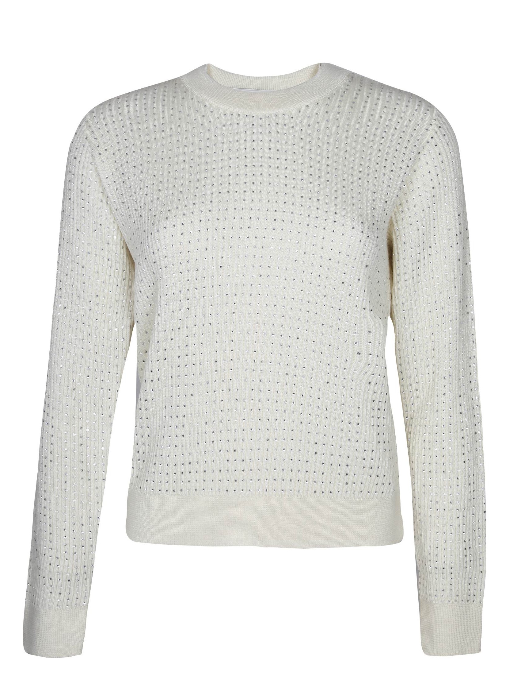 GOLDEN GOOSE JOURNEY SWEATER IN WOOL WITH APPLIED CRYSTALS