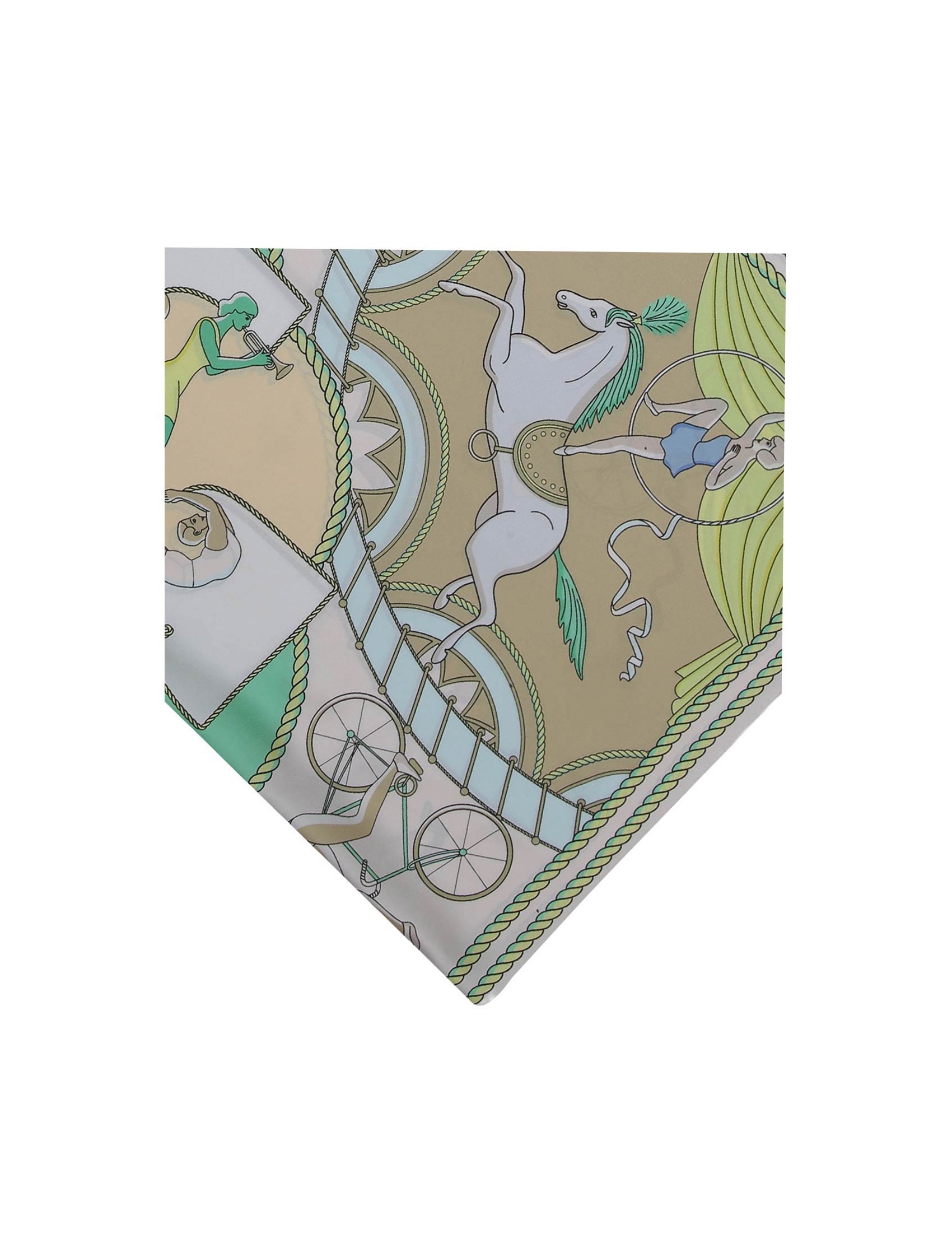 TORY BURCH FOULARD IN SETA CON FANTASIA ACROBATI