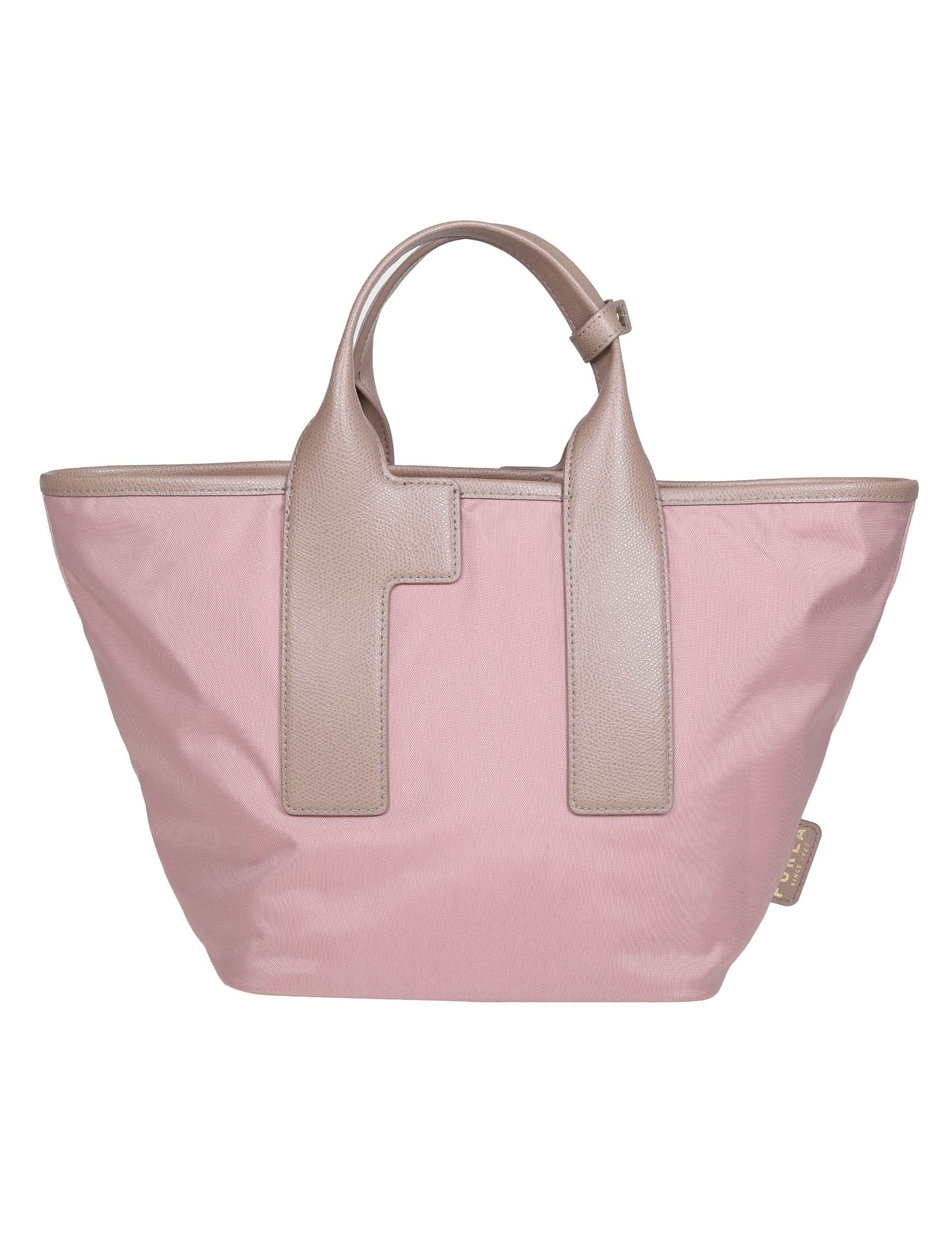 FURLA BORSA A MANO PIUMA M TOTE IN NYLON COLORE ROSA