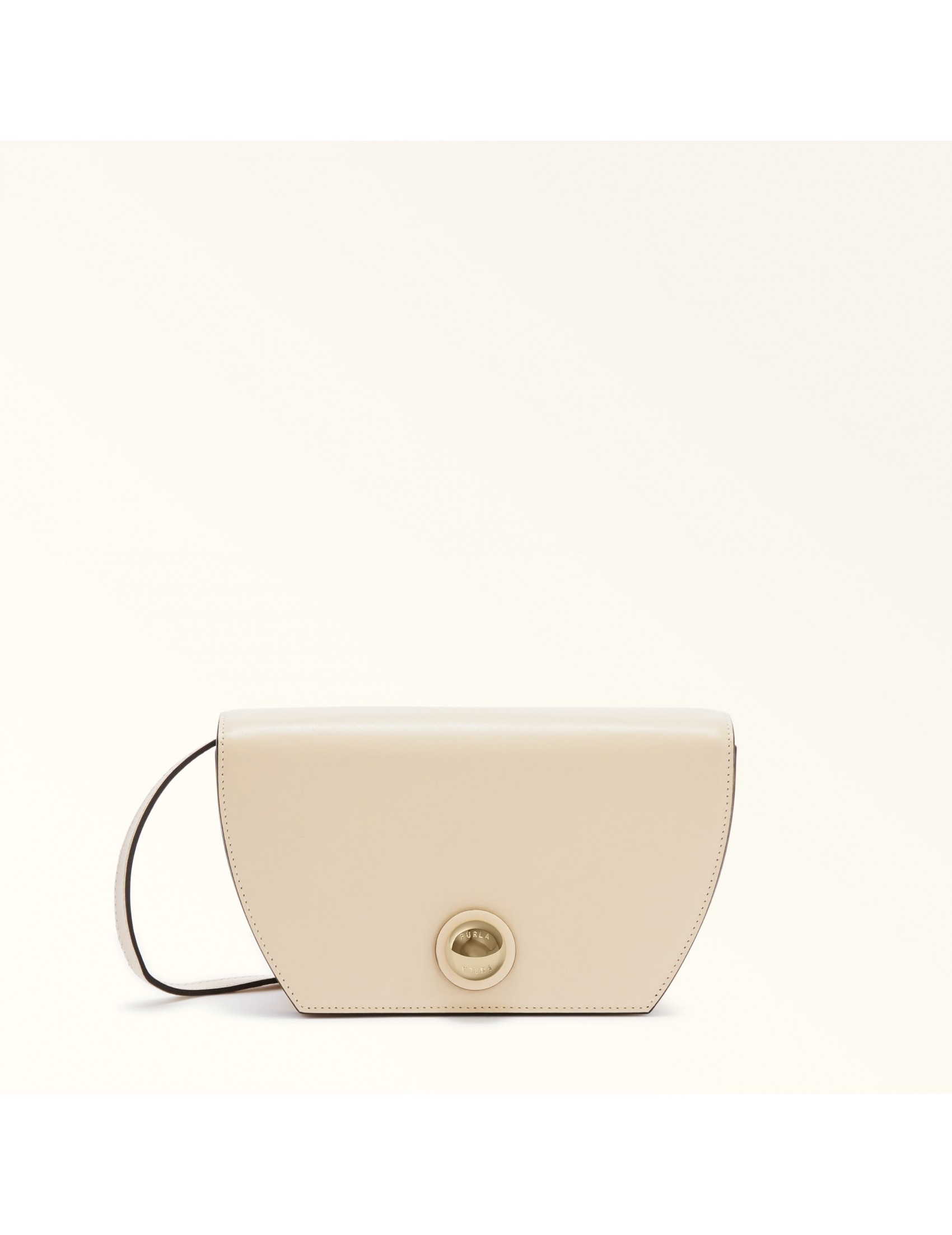 FURLA SFERA MINI SHOULDER BAG IN BALLERINA COLOR LEATHER