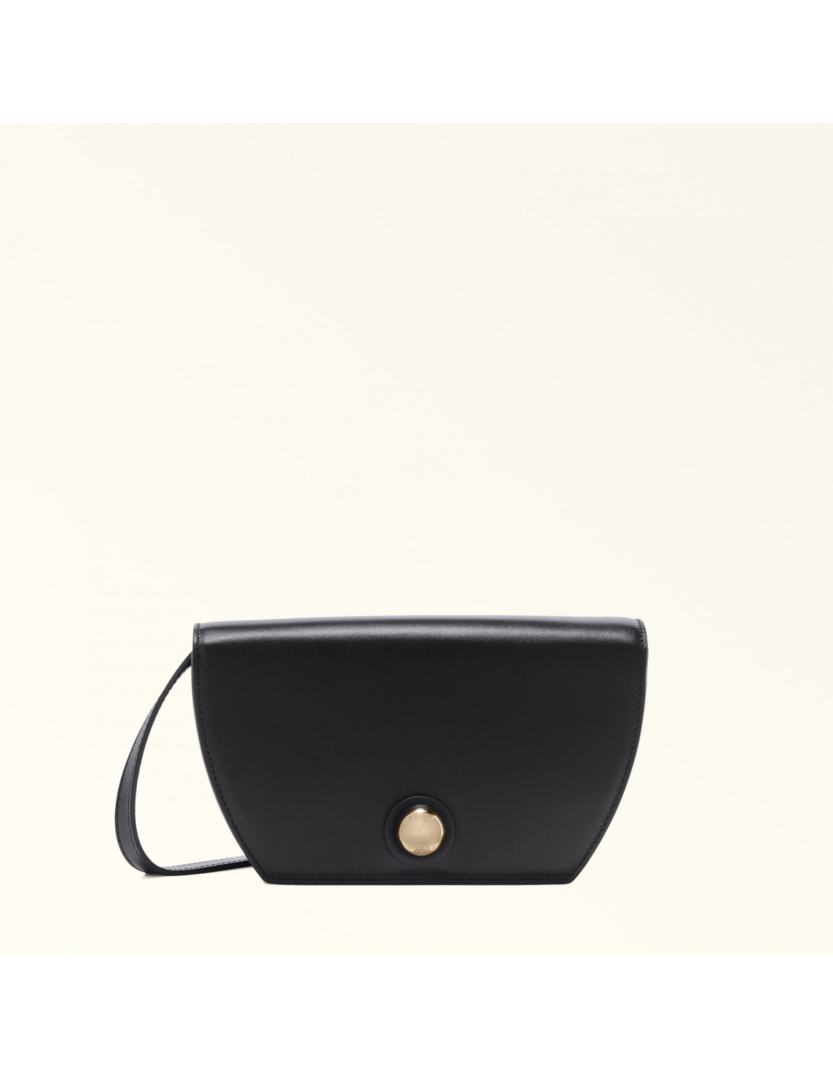 FURLA BORSA A TRACOLLA SFERA MINI IN PELLE COLORE NERO