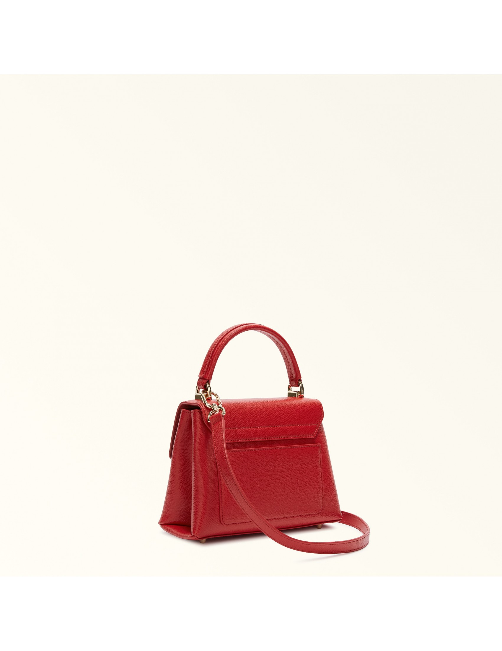 FURLA BORSA A MANO 1927 MINI IN PELLE COLORE ROSSO