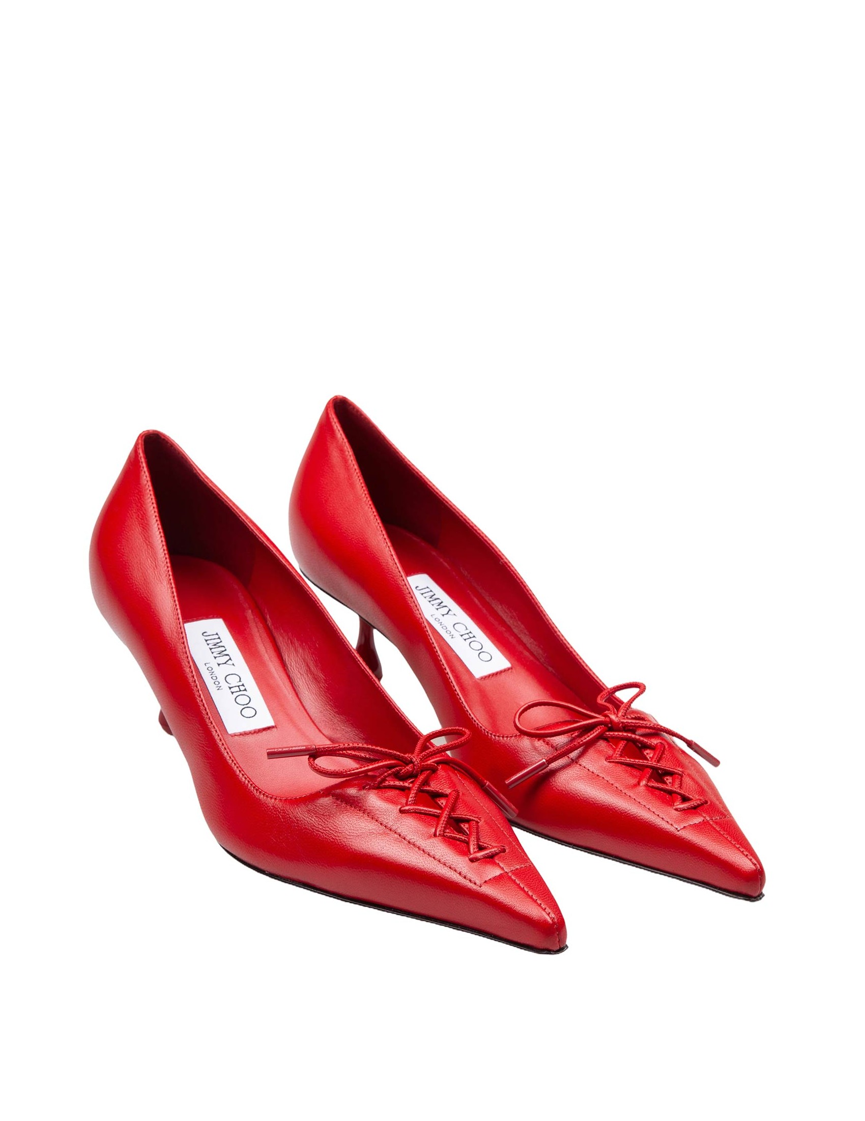 JIMMY CHOO SCARLETT 50 DECOLLETE RED COLOR