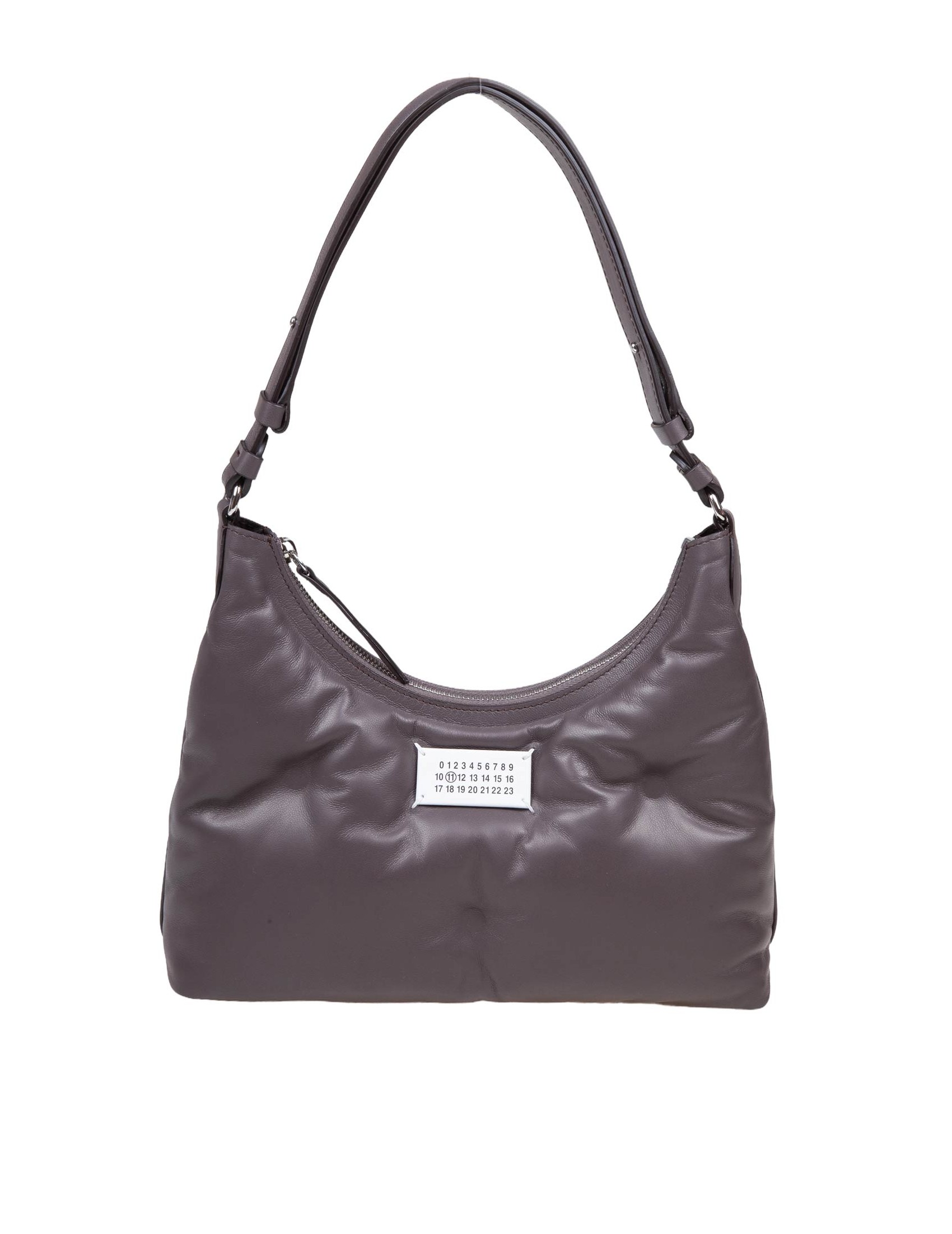 MAISON MARGIELA GLAM HOBO SMALL IN BROWN LEATHER