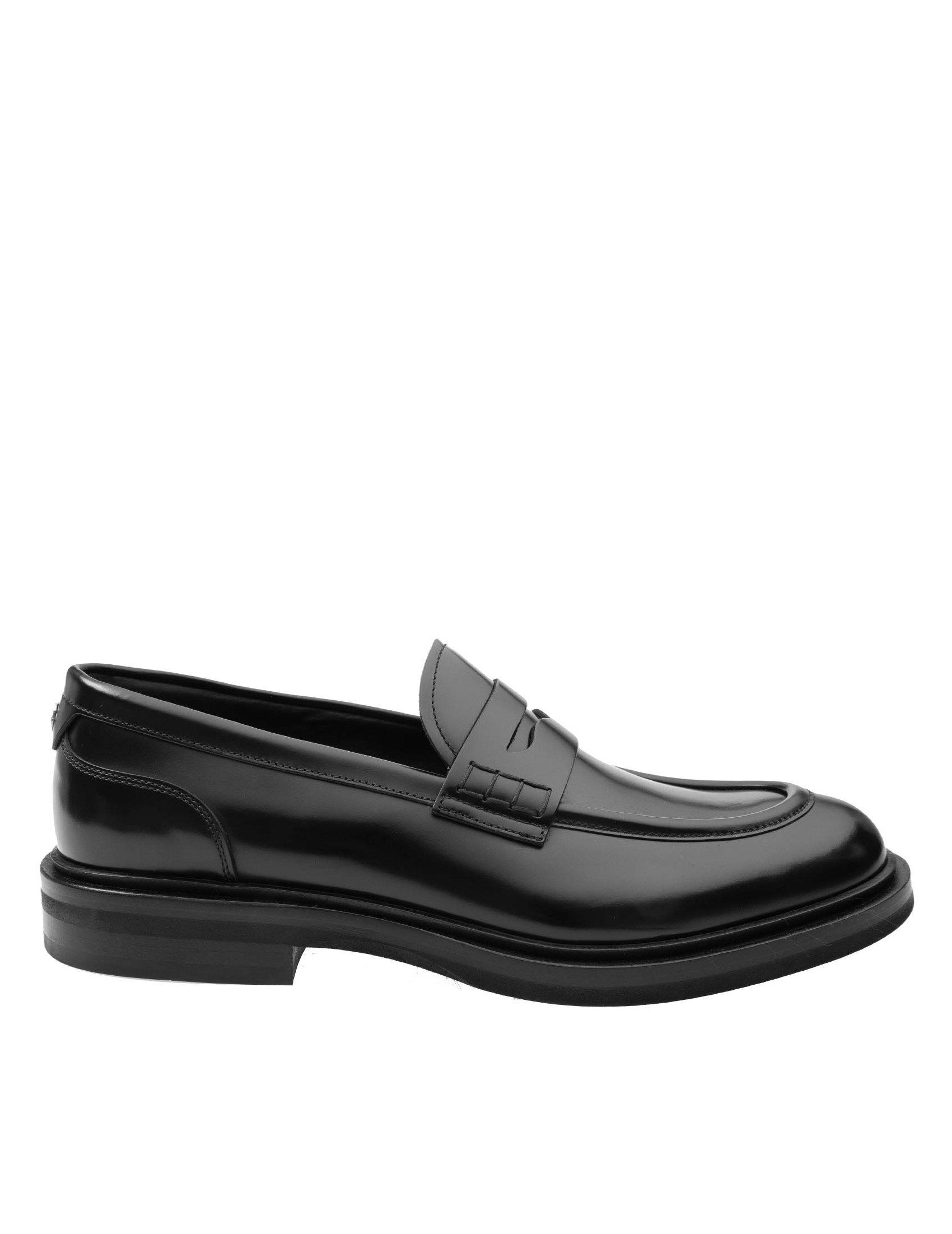 DOLCE & GABBANA ALTAVILLA LOAFERS IN BLACK LEATHER