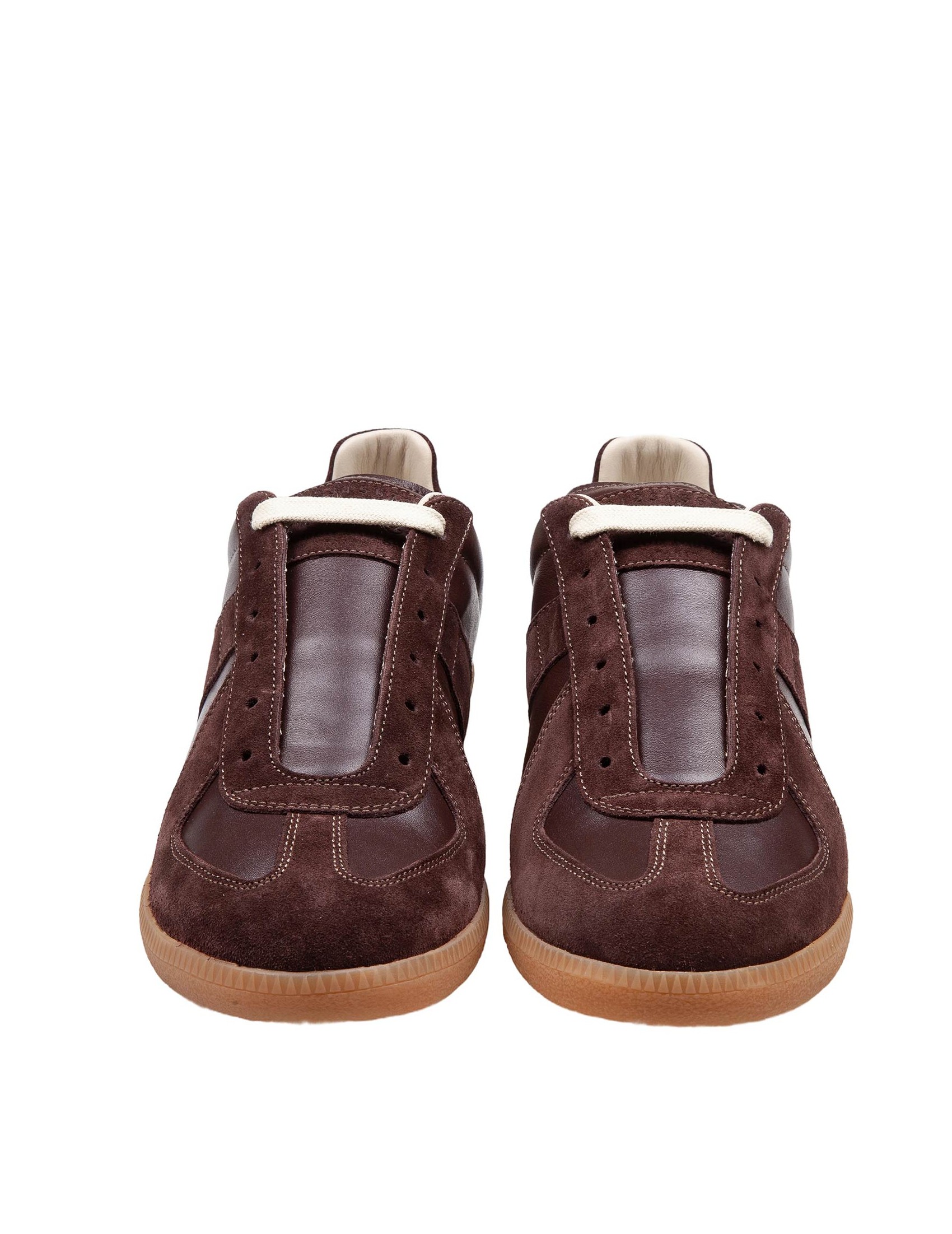 Burgundy margiela sneakers best sale