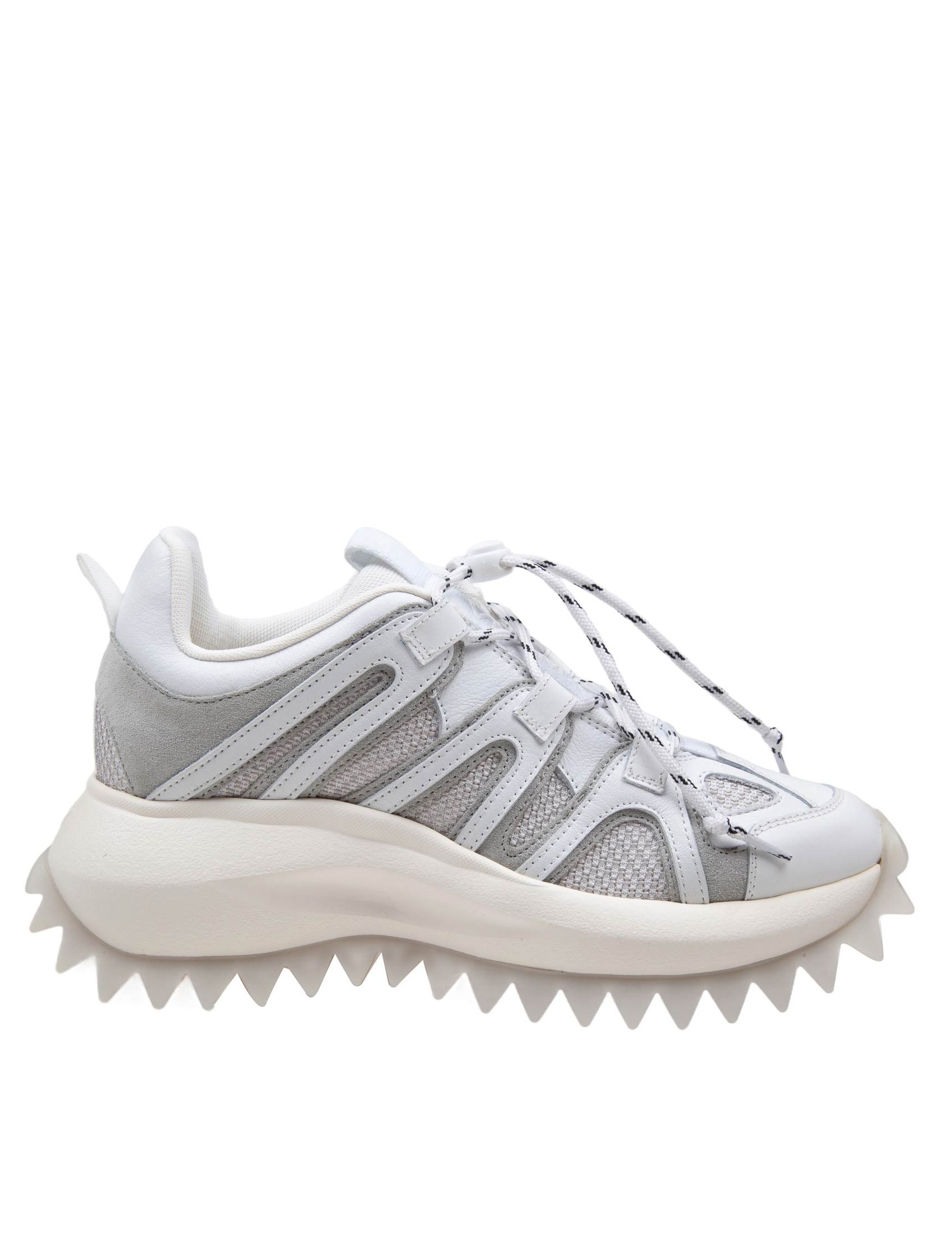 VIC MATIE' SNEAKERS RUNNING TREK IN PELLE COLORE BIANCO