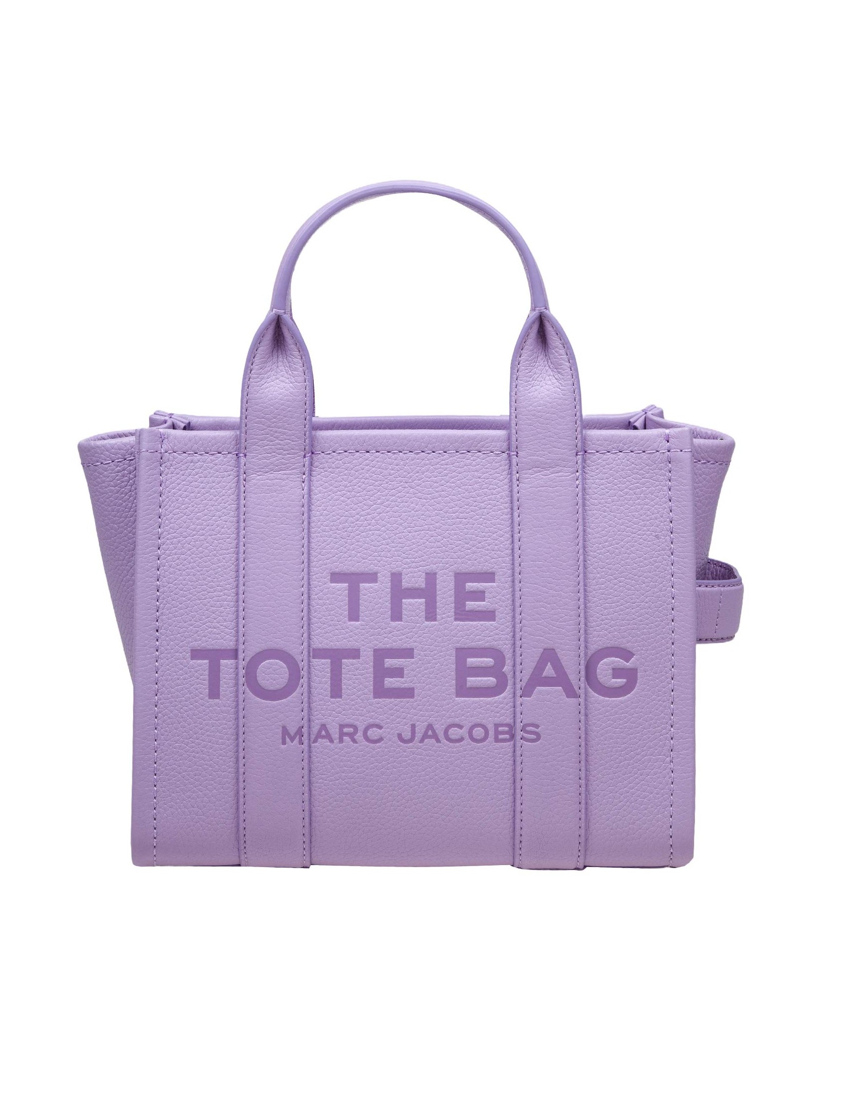 MARC JACOBS SMALL TOTE IN WISTERIA COLOR LEATHER