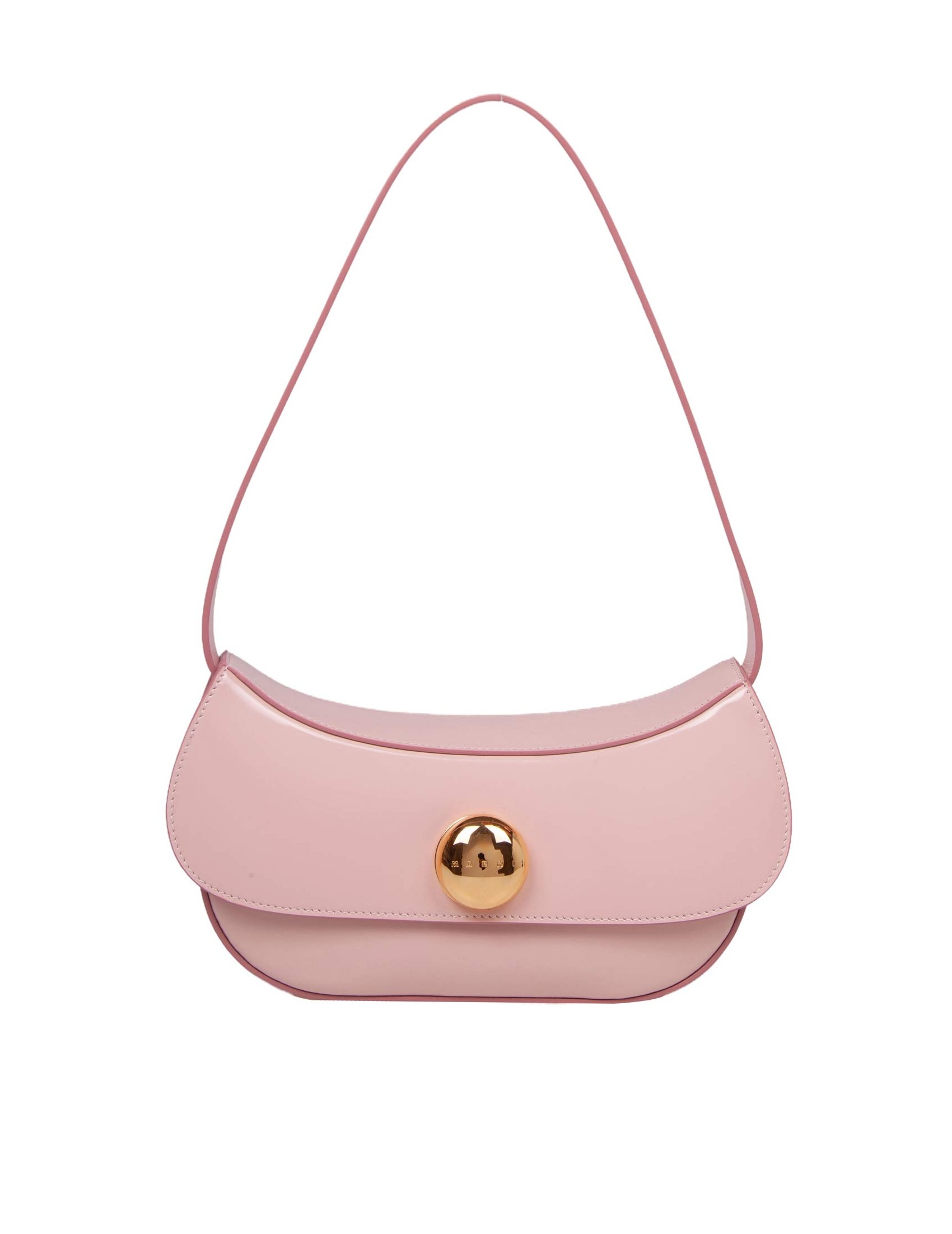 MARNI BORSA HOBO BUTTERFLY IN PELLE COLORE ROSA